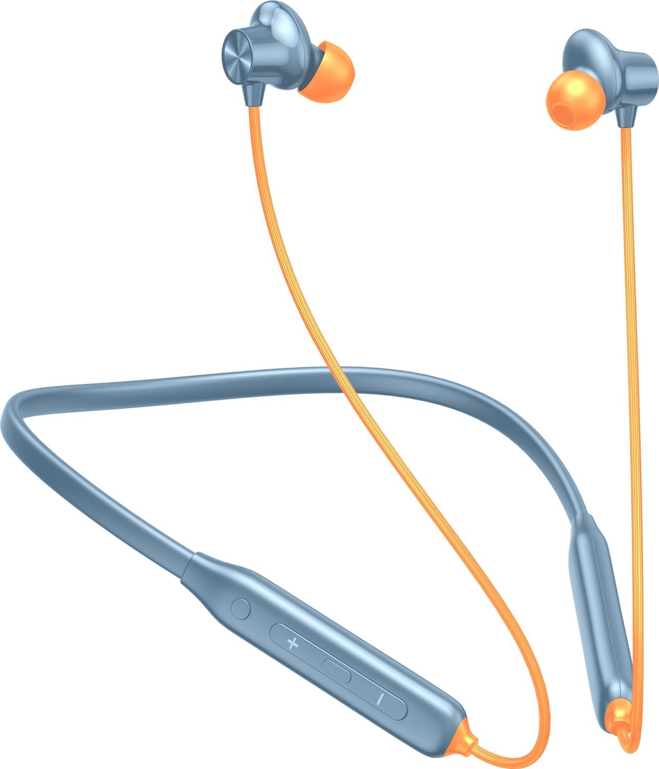 DUJE Bulles C2 - MAGNETIC POWER OFF/ON 48Hr Playtime Headphone Neckband (OR) Bluetooth