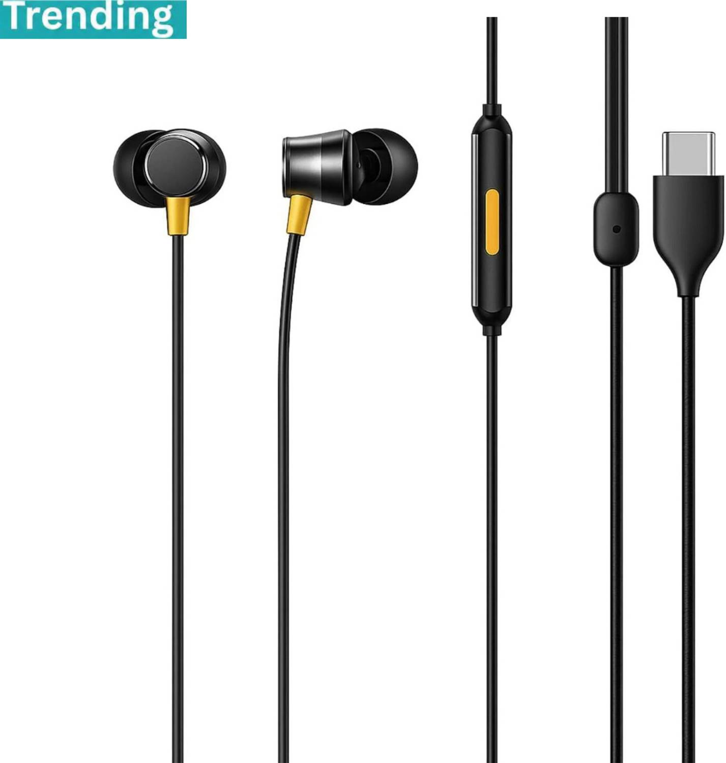 RETHGIF ORIGINAL Realme Buds 3 Type-C Earphone-038 Wired Headset