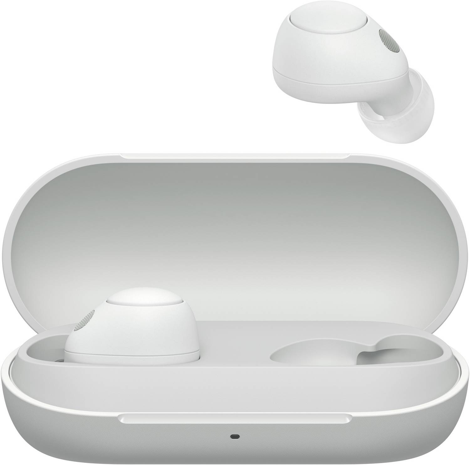 Sony WF-C700N/WZ IN Bluetooth Headset (White, True Wireless)