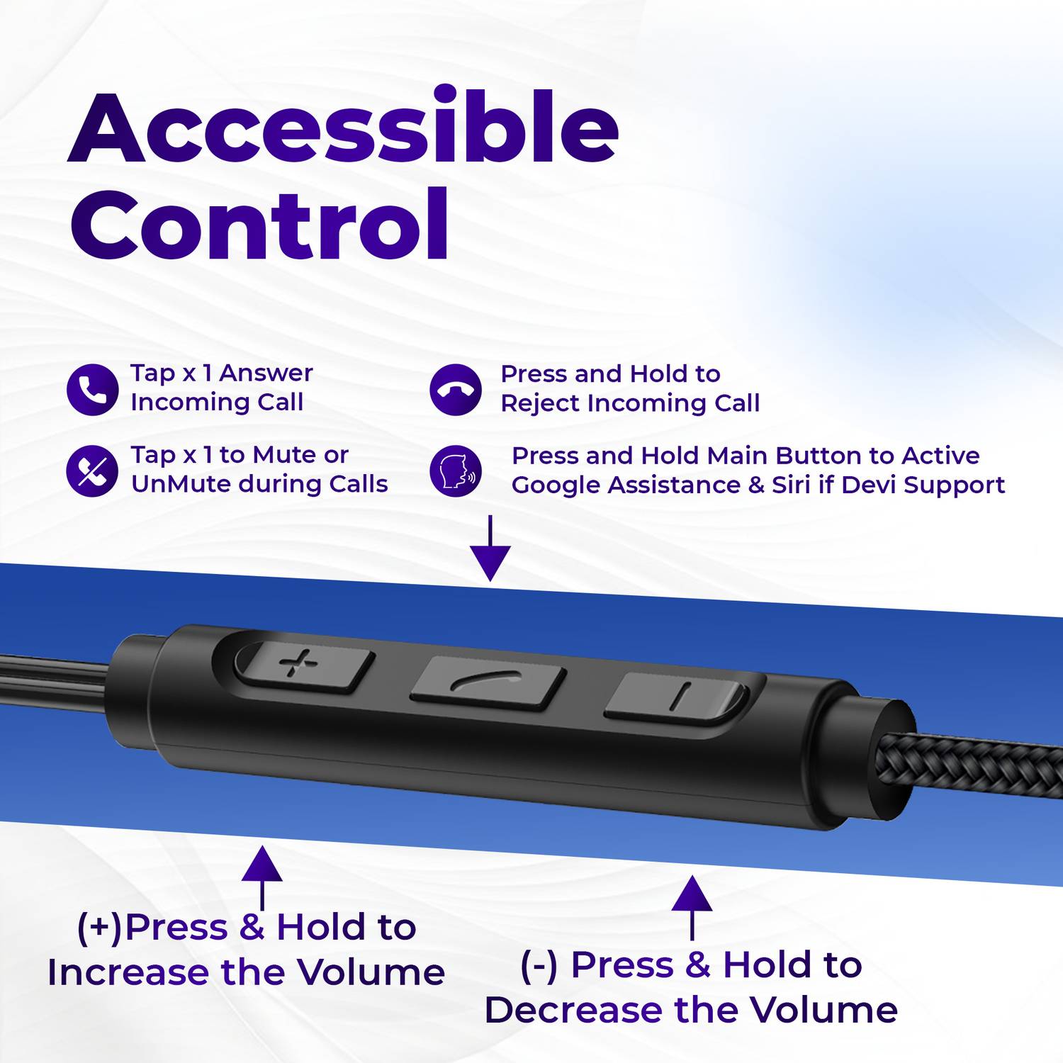 truke Bass H1 Wired Earphones - Image 4
