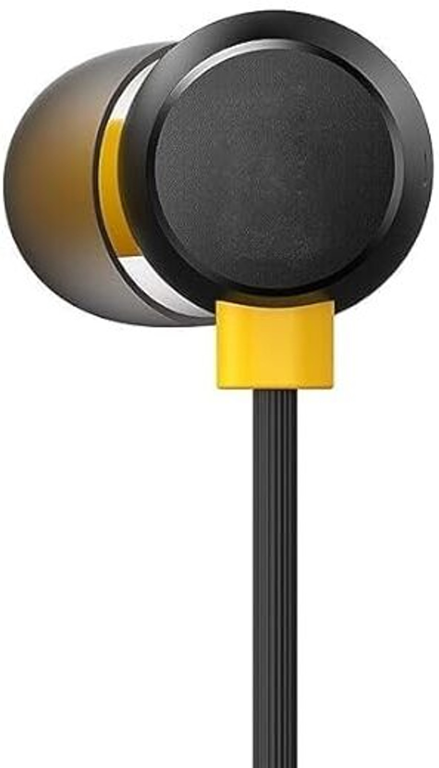 Image of iRASSH Wired Buds 3 Earphones compatible with Realme - 3.5mm Jack - Mic - Inline Remote Wired without Mic