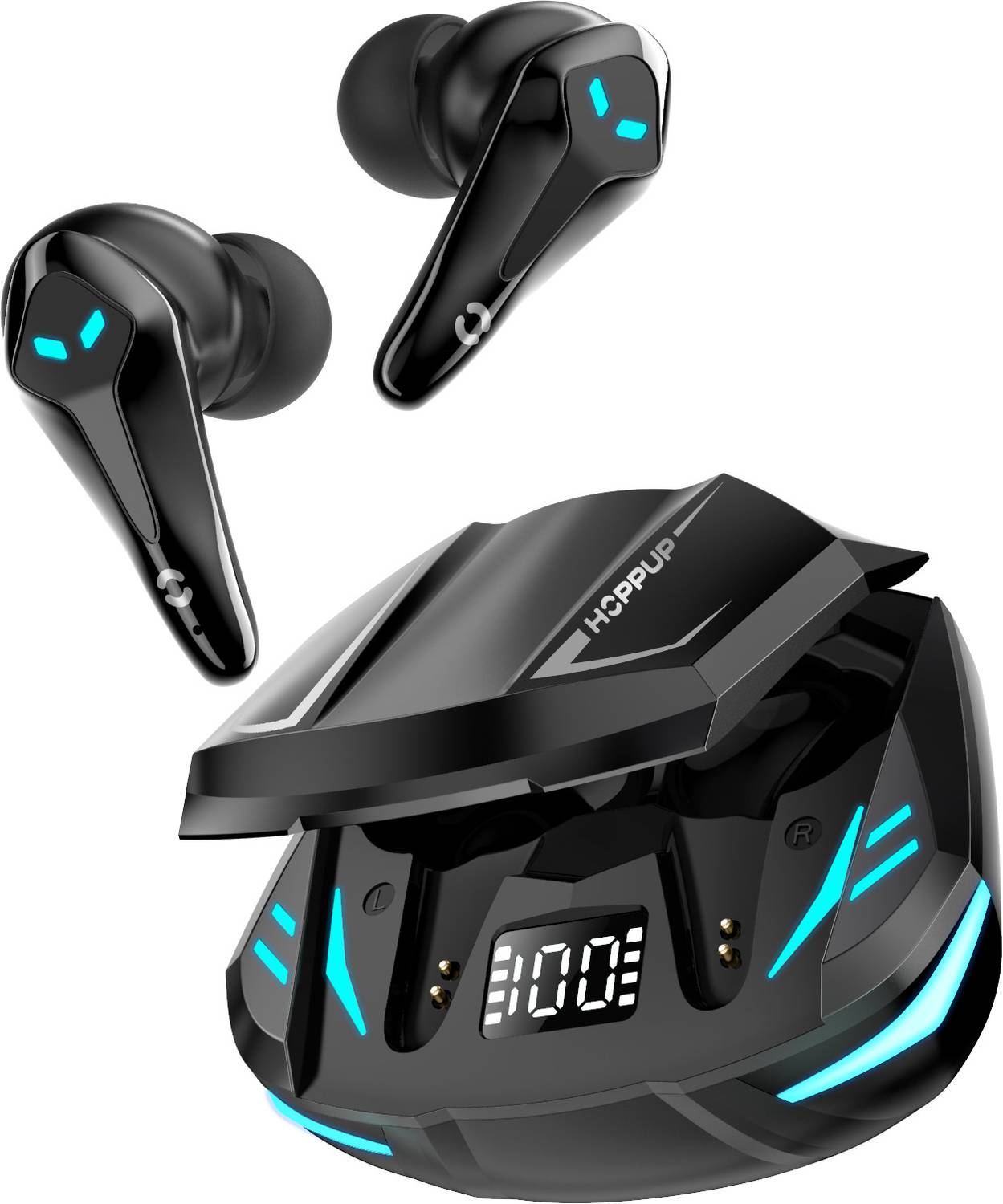 HOPPUP Predator Xo3 Gaming Earbuds with 35MS Low Latency, 13MM DR