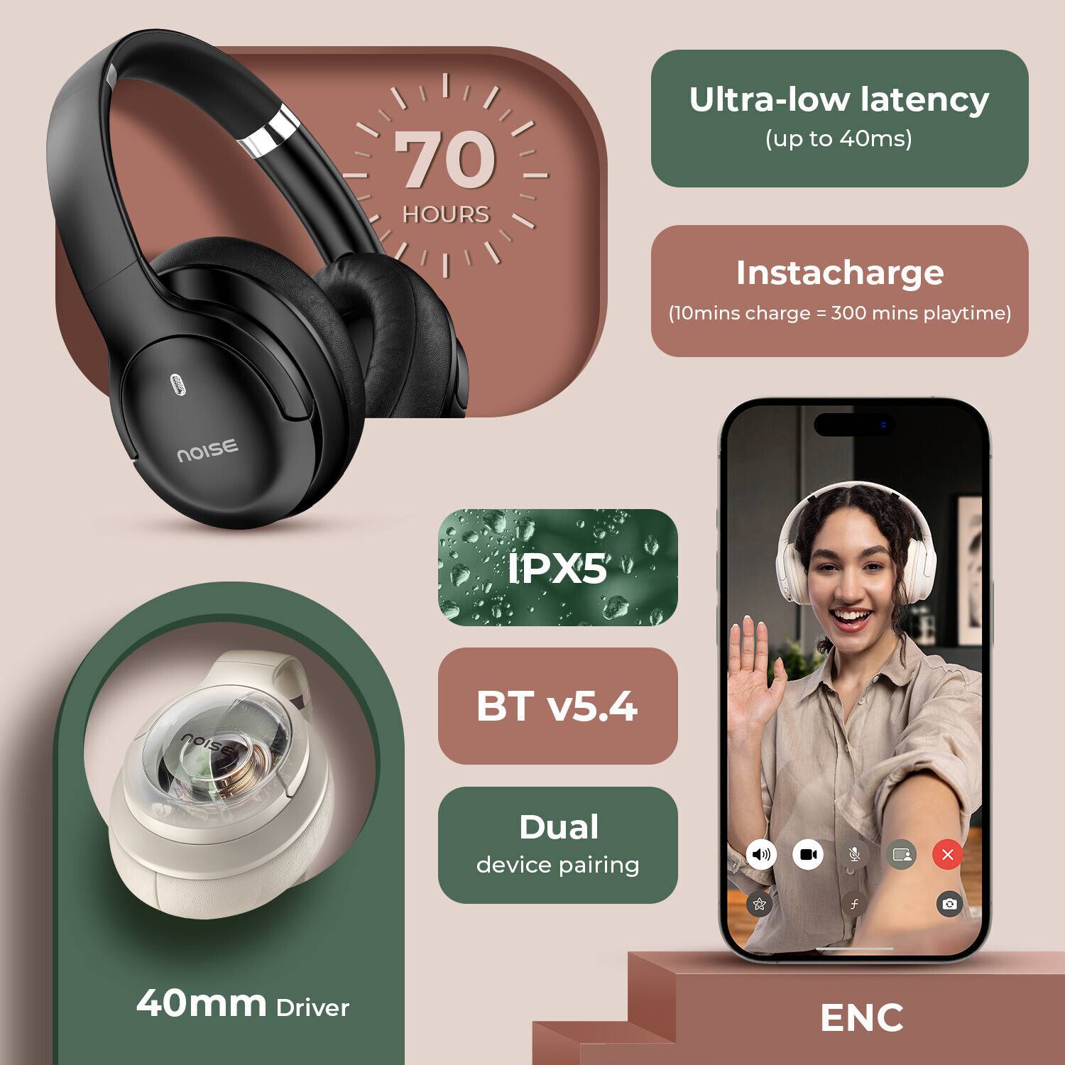 Noise Airwave Max 4 Wireless Headphones - Image 2