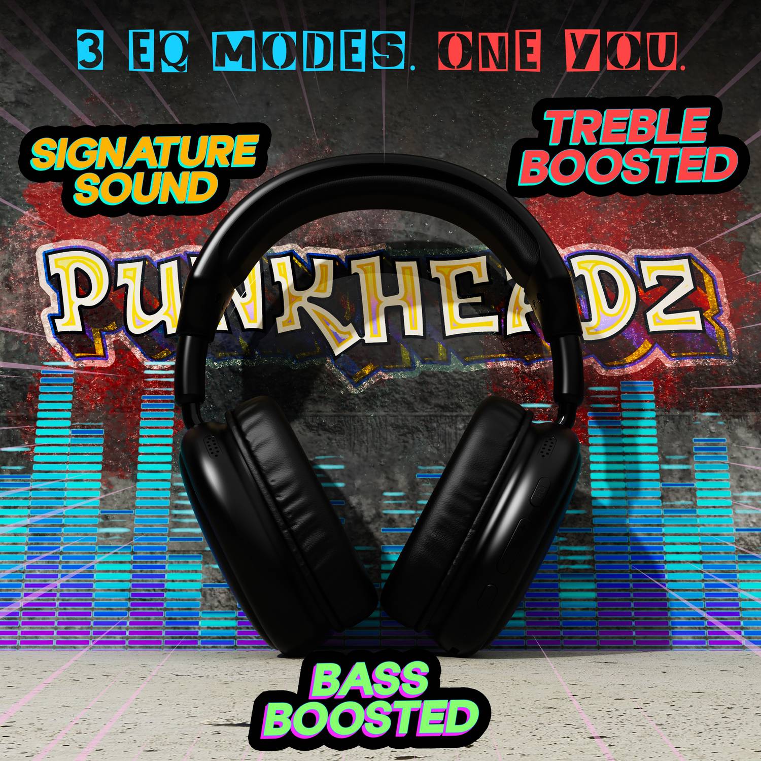 TRIGGR Punkheadz Z1 with 50H Battery, 3EQ Modes, Dual Pairing, Matte - Image 5