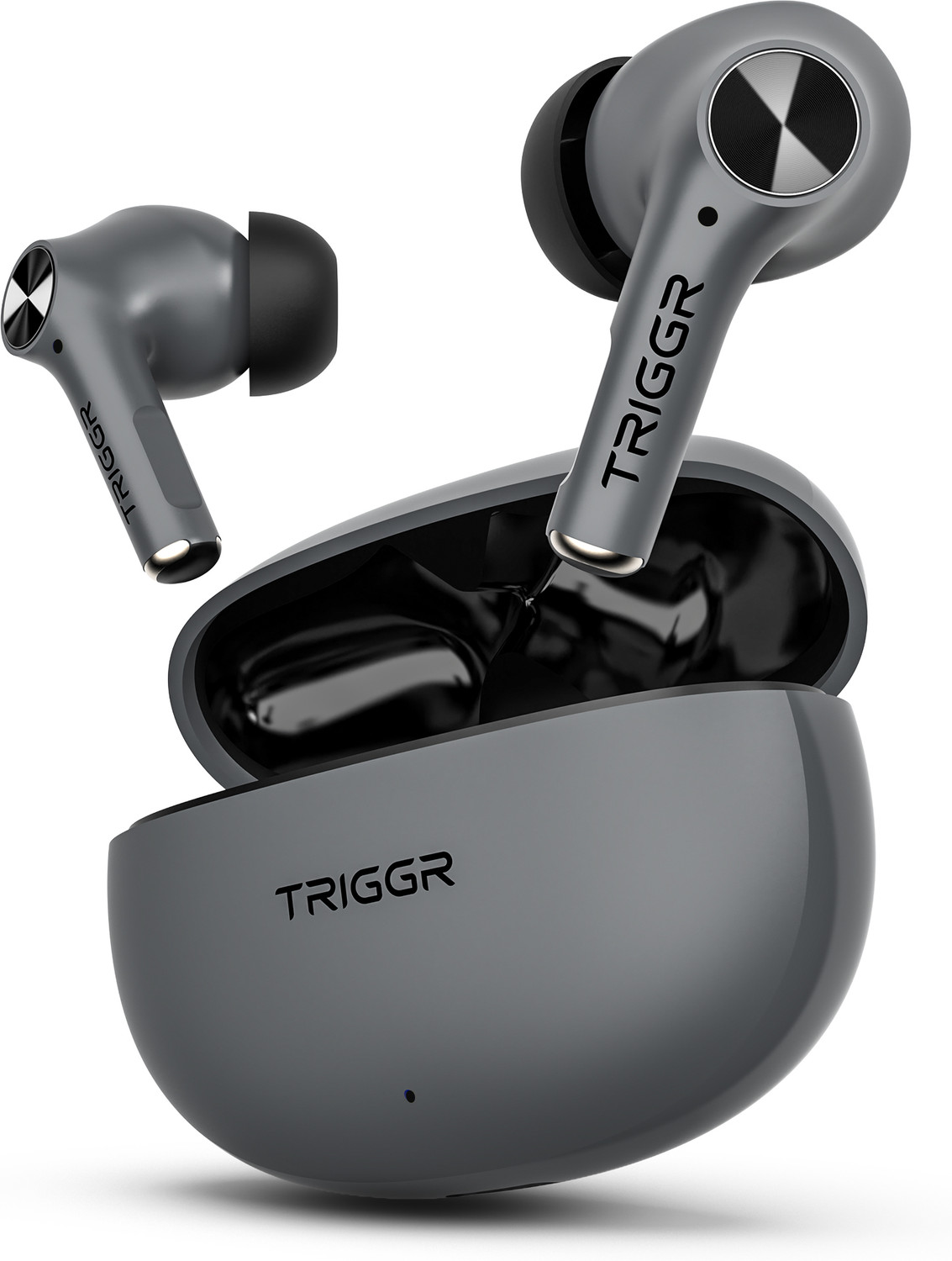 Image of TRIGGR Ultrabuds Go with 40H Playtime, AI ENC, Dynamic Drivers, Type-C Fast Charging Bluetooth