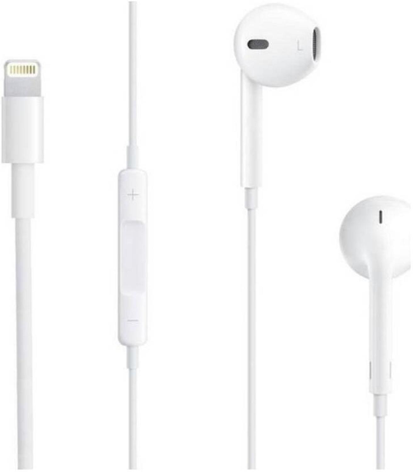 Image of X88 Pro Wired Earbuds Lightning Earphone Built-In Mic & Volume Control Wired Headset (White, In the Ear)