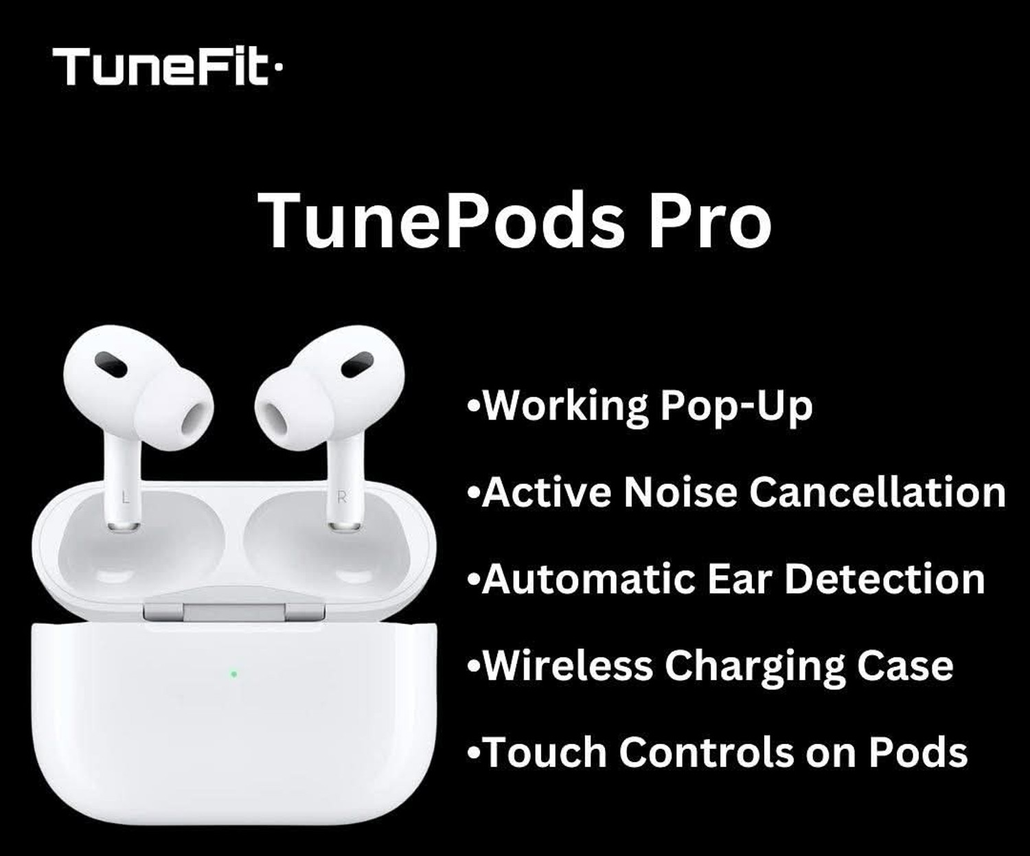 Image of TuneFit TunePods Pro OG (70 db ANC) Bluetooth