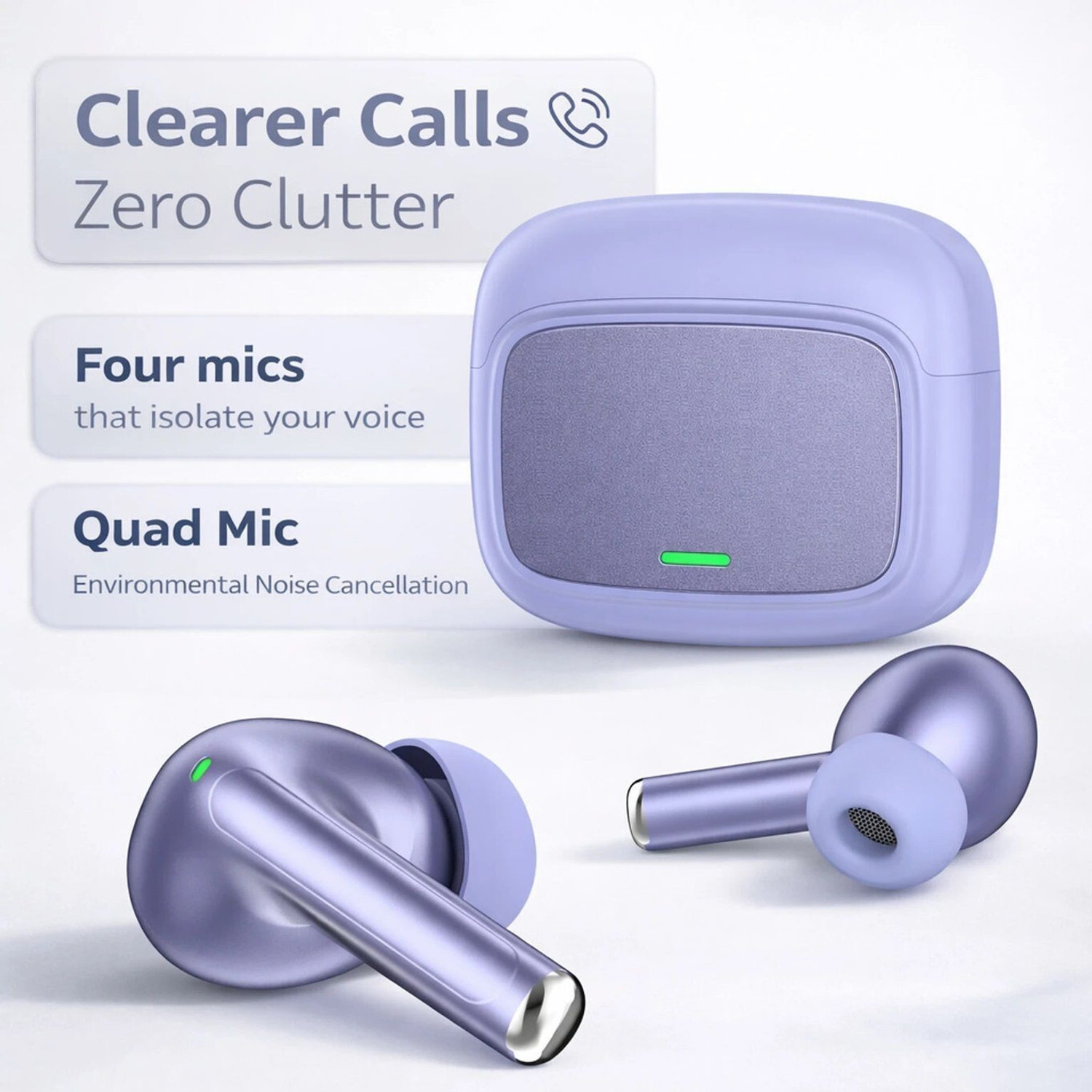 Image of MARQONA 161 Elite True Wireless Earbuds with 48H Playtime, ENC Crystal-Clear Calls-Sny-1 Bluetooth