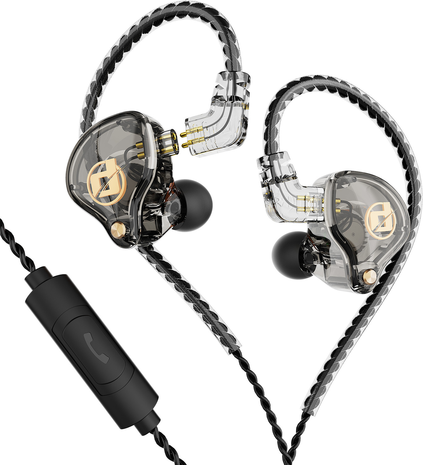 Image of Dubstep Squad Pro In-Ear Monitor with 11mm Dual Magnetic Driver, 2 Pin Detachable Cable Wired