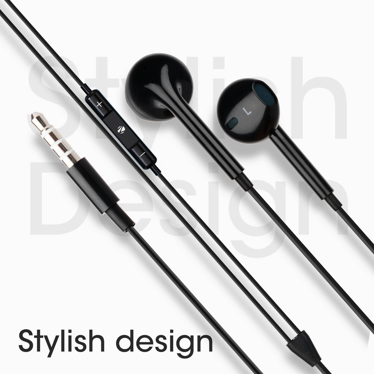 ZEBRONICS Zeb-Buds 30, with In-Line Mic, 3.5mm Jack, 14mm drivers