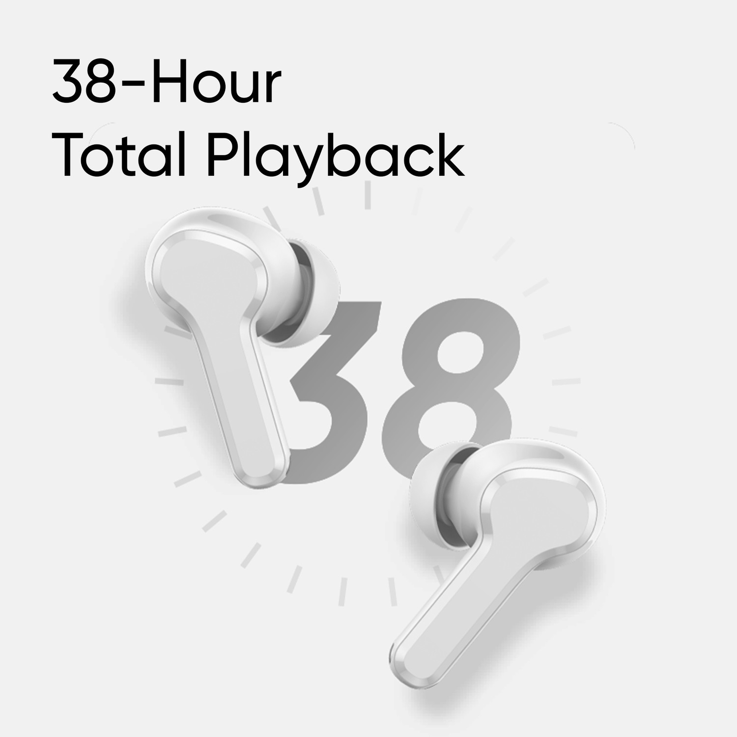 Image of realme Buds T110 (RMA2306) with AI ENC for calls, 38 hours of Playback and Deep Bass� Bluetooth