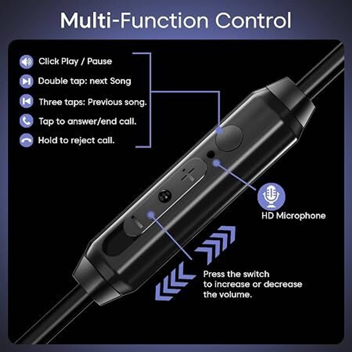 sounce Wired Earphones with Detachable Boom Mic - Image 5