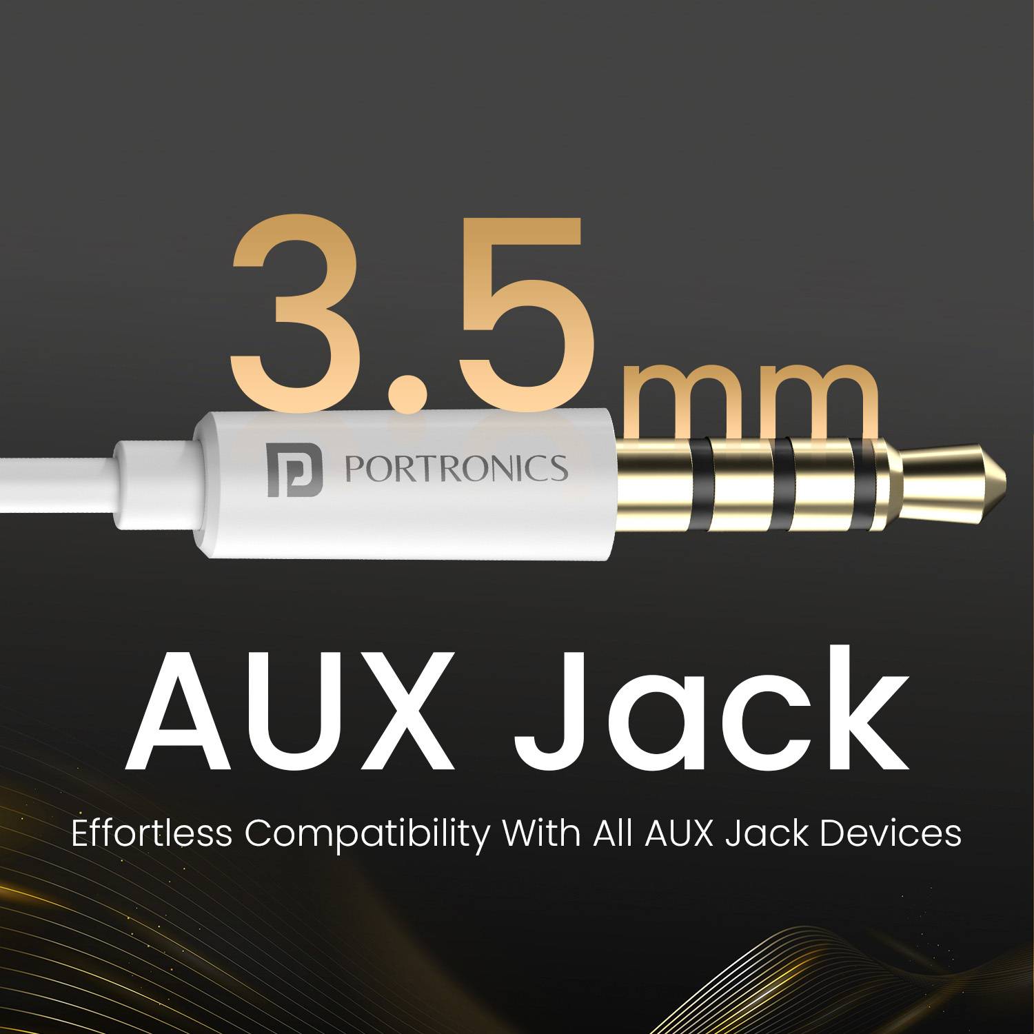 Portronics Conch Theta A 3.5mm Earphone - Image 3