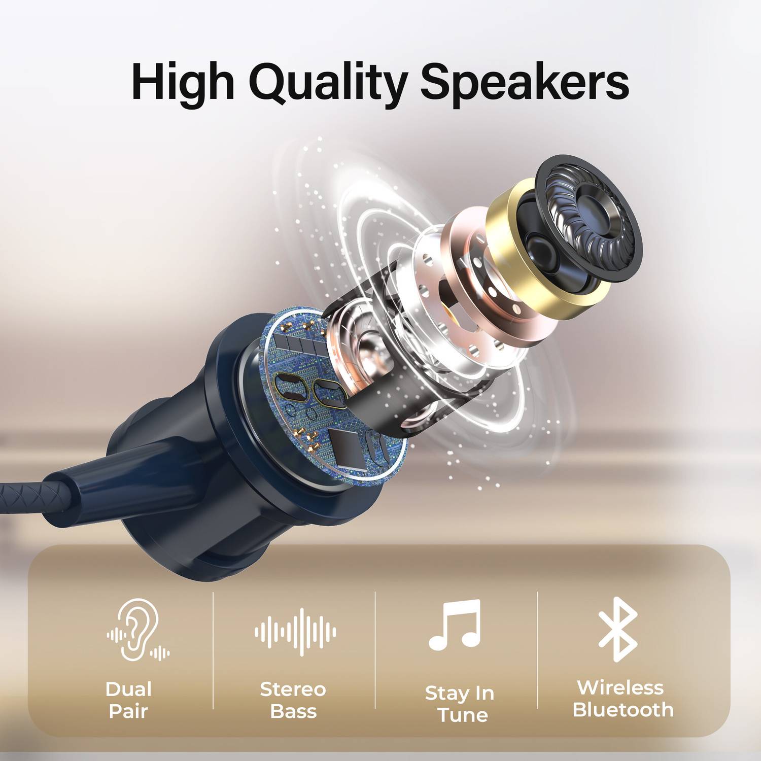 Aroma NB124 Avenger Neckband Bluetooth - Image 3
