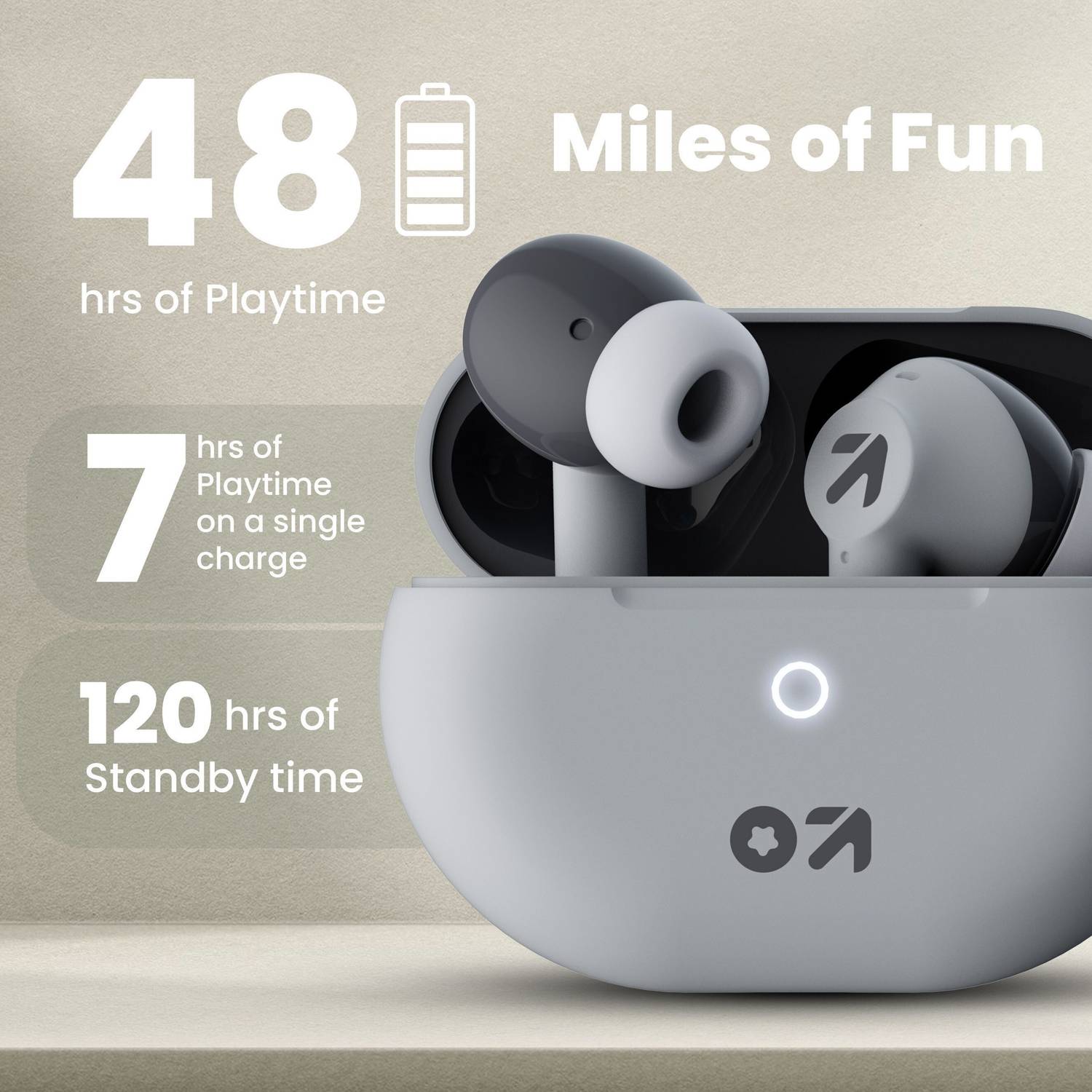 GOBOULT W40 4 Mic ENC Bluetooth Earbuds - Image 3