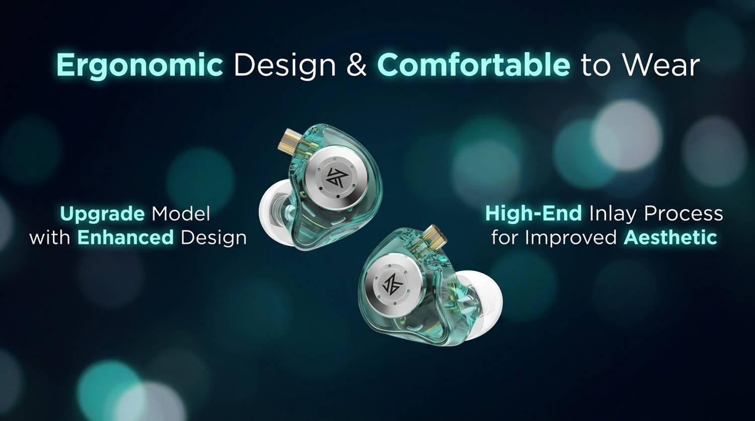 KZ EDX Pro Wired IEM Green - Image 4
