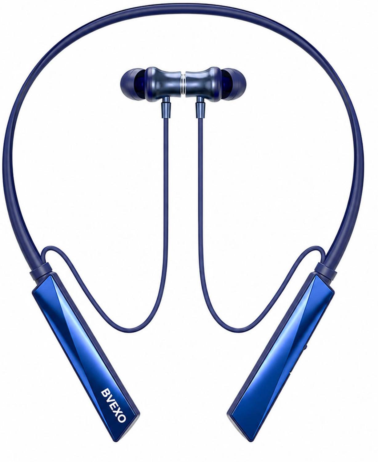 BVEXO Luxury Bluetooth Neckband with 130Hrs Battery, Magnetic On/Off, Clear Calls-3 Bluetooth