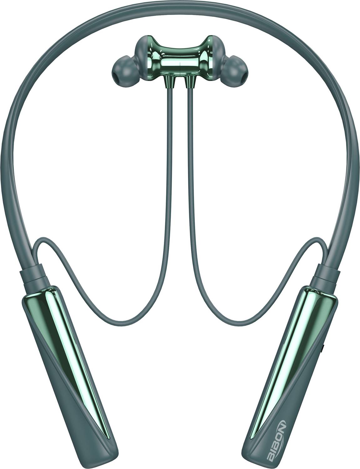 BiBon Elephant - MAGNETIC POWER OFF/ON 50Hr Playtime Headphone Neckband-8 Bluetooth