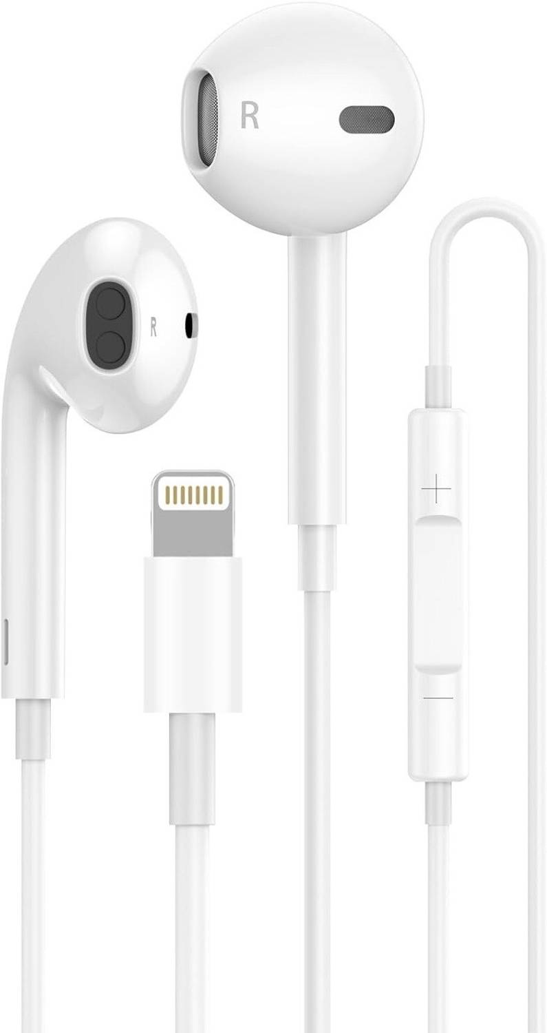 MARS Lightning Wired headphones With Mic & inline control For iPh