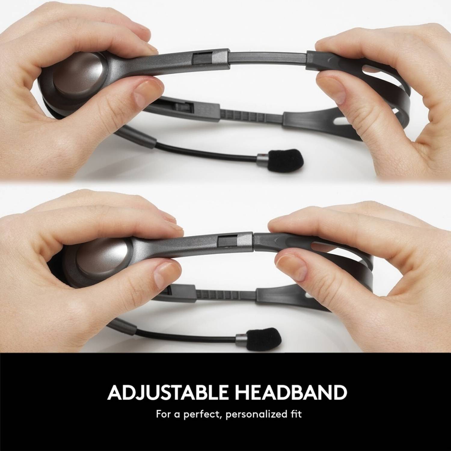 Logitech H-111 Wired Headset Black - Image 4