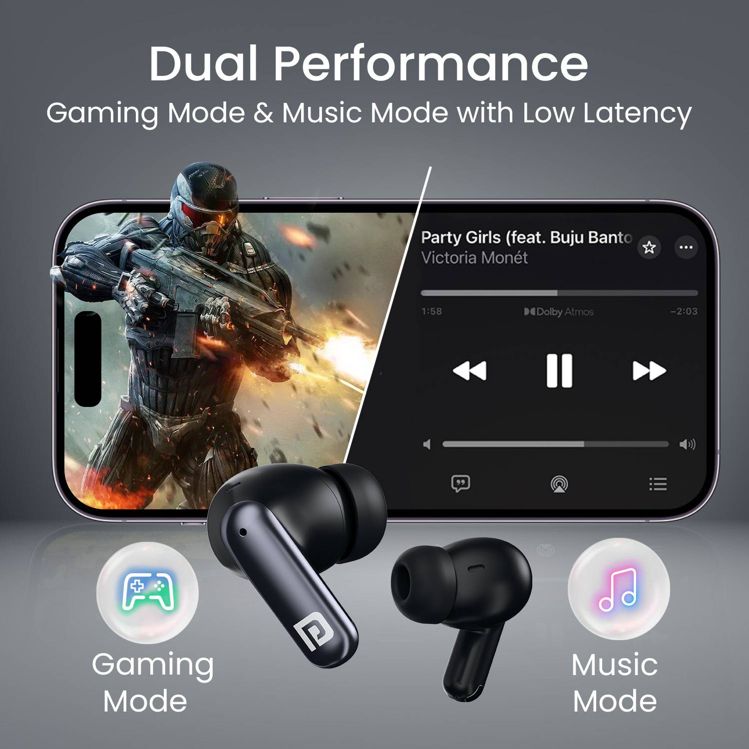 Portronics Twins One + TWS Earbuds - Image 5