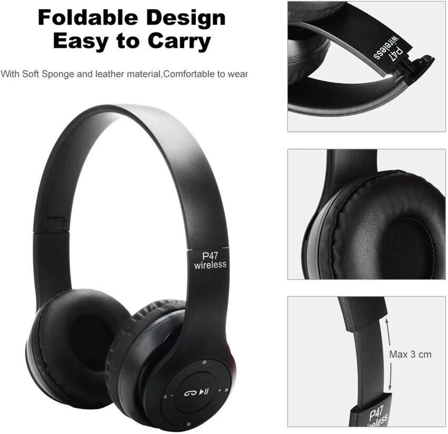Image of footloose Branded Rock Beat Headphone Up to 12 Hours Playback, Wired Mode, V5.0 Supported Bluetooth Gaming