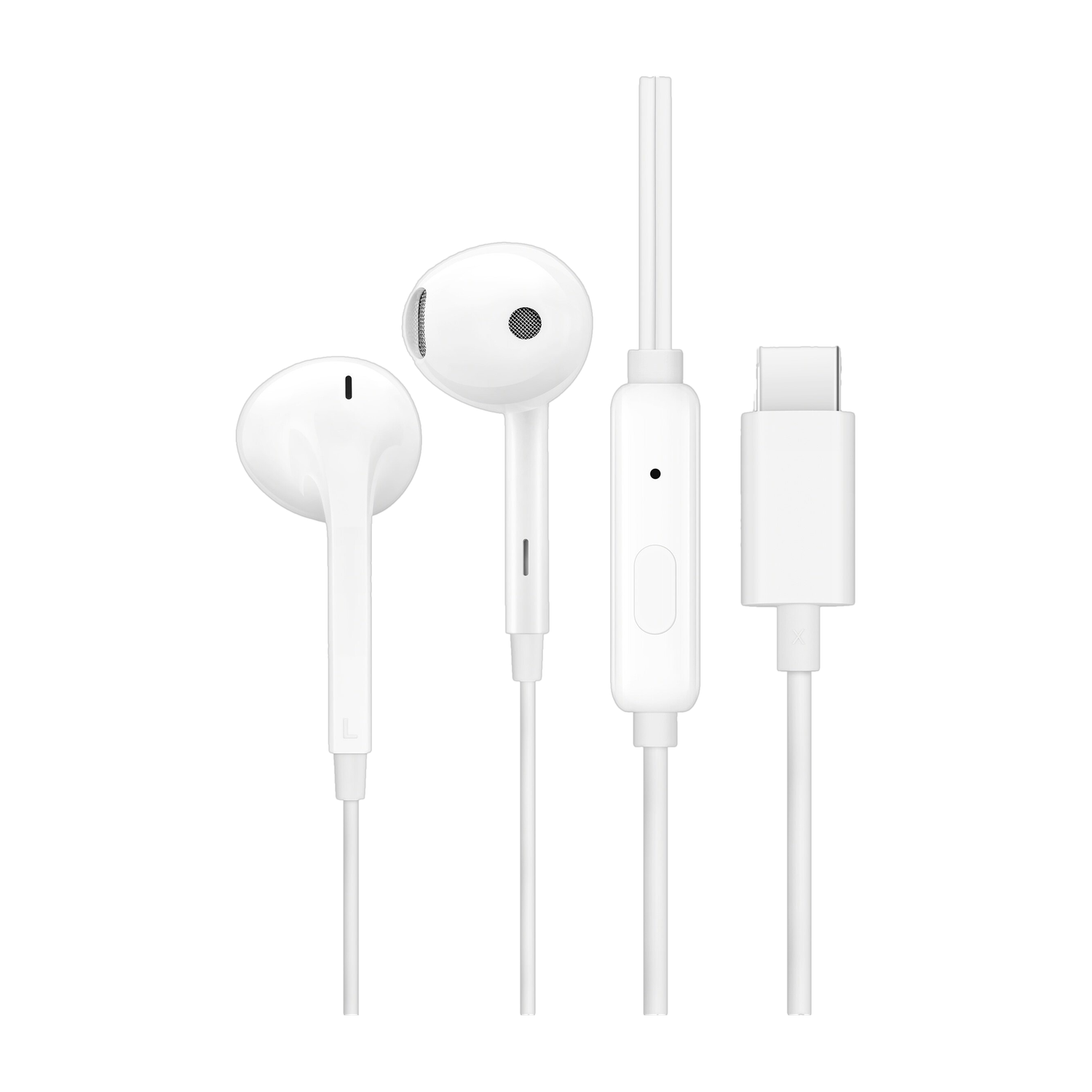 OPPO MH136 Type-C Half-in-Ear Wired Earbuds - Image 1