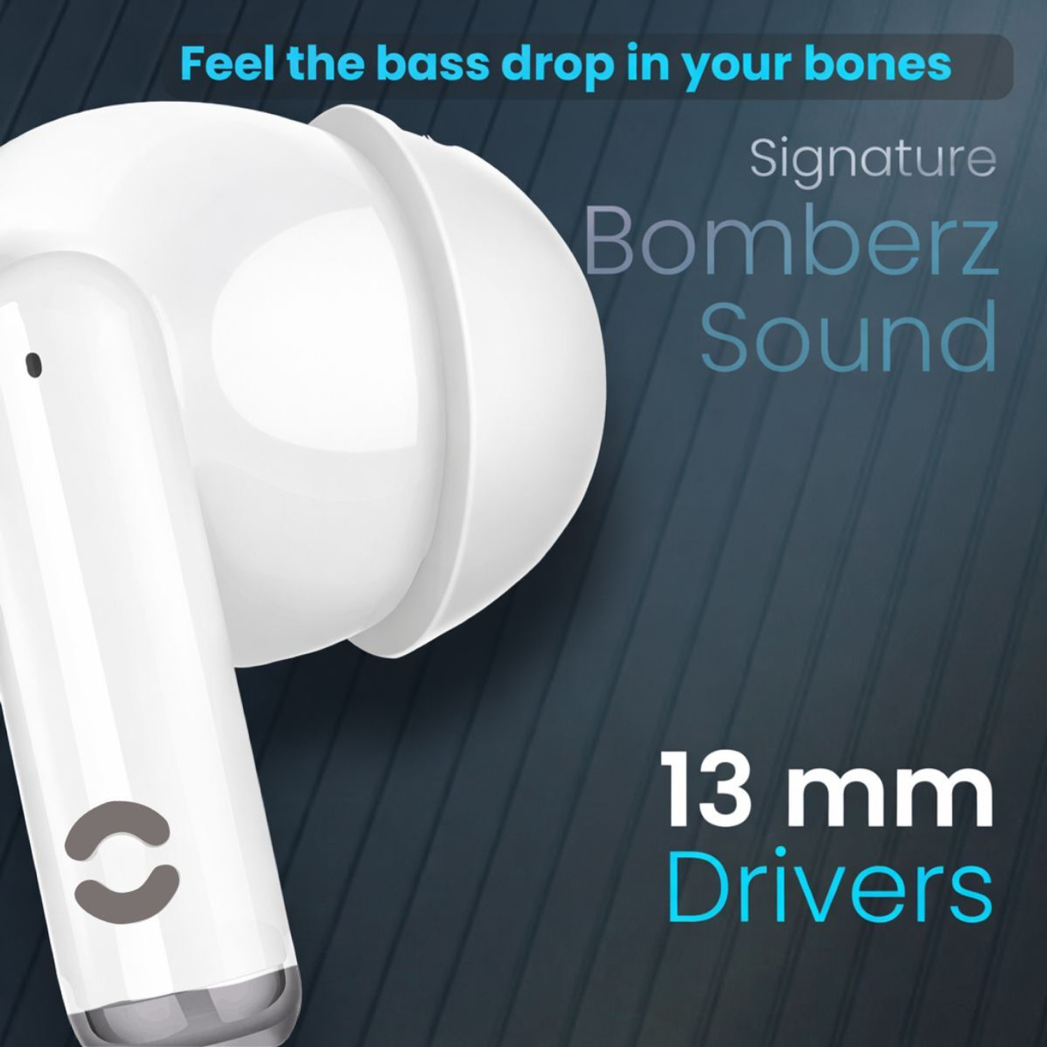 Image of HOPPUP AirDoze H40 Earbuds with 40H PlayTime, 40MS Low Latency, AI ENC & 5.4v Bluetooth