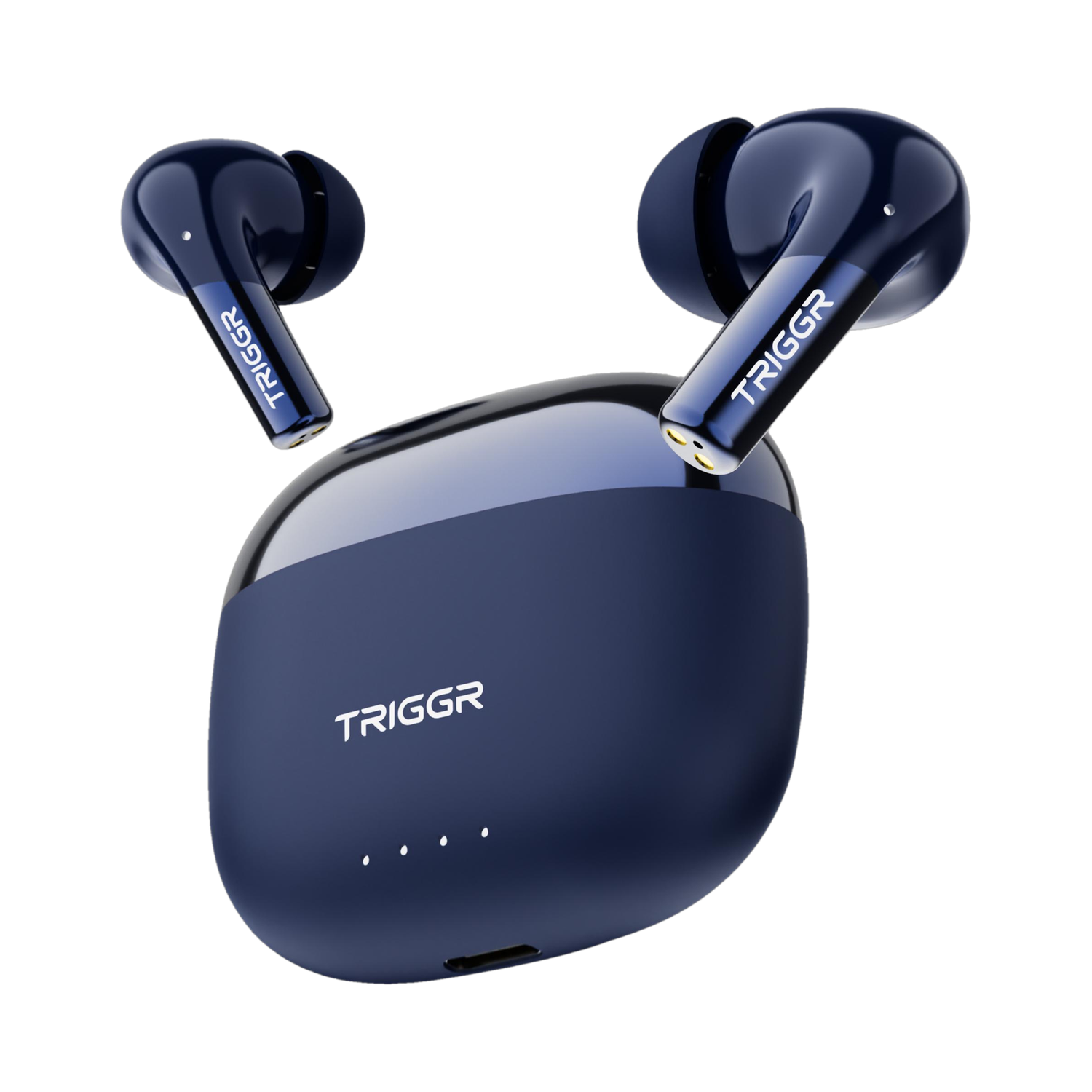 TRIGGR Opus with Latest BT v6.0, Dual Pairing, Chrome Lid, Rubber Finish, 40Hr Playtime Bluetooth