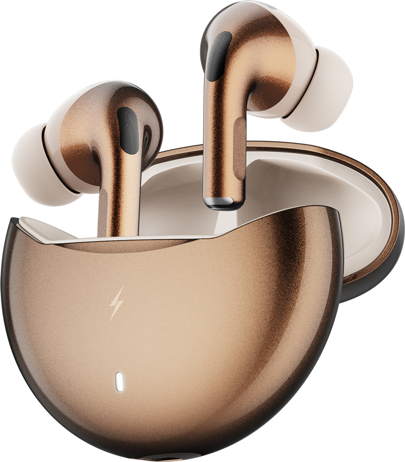 Image of Fire-Boltt Aero Ultra TWS Earbuds, Custom EQ Profiles, 50H Battery, Quad Mic ENC, BT 5.4 Bluetooth
