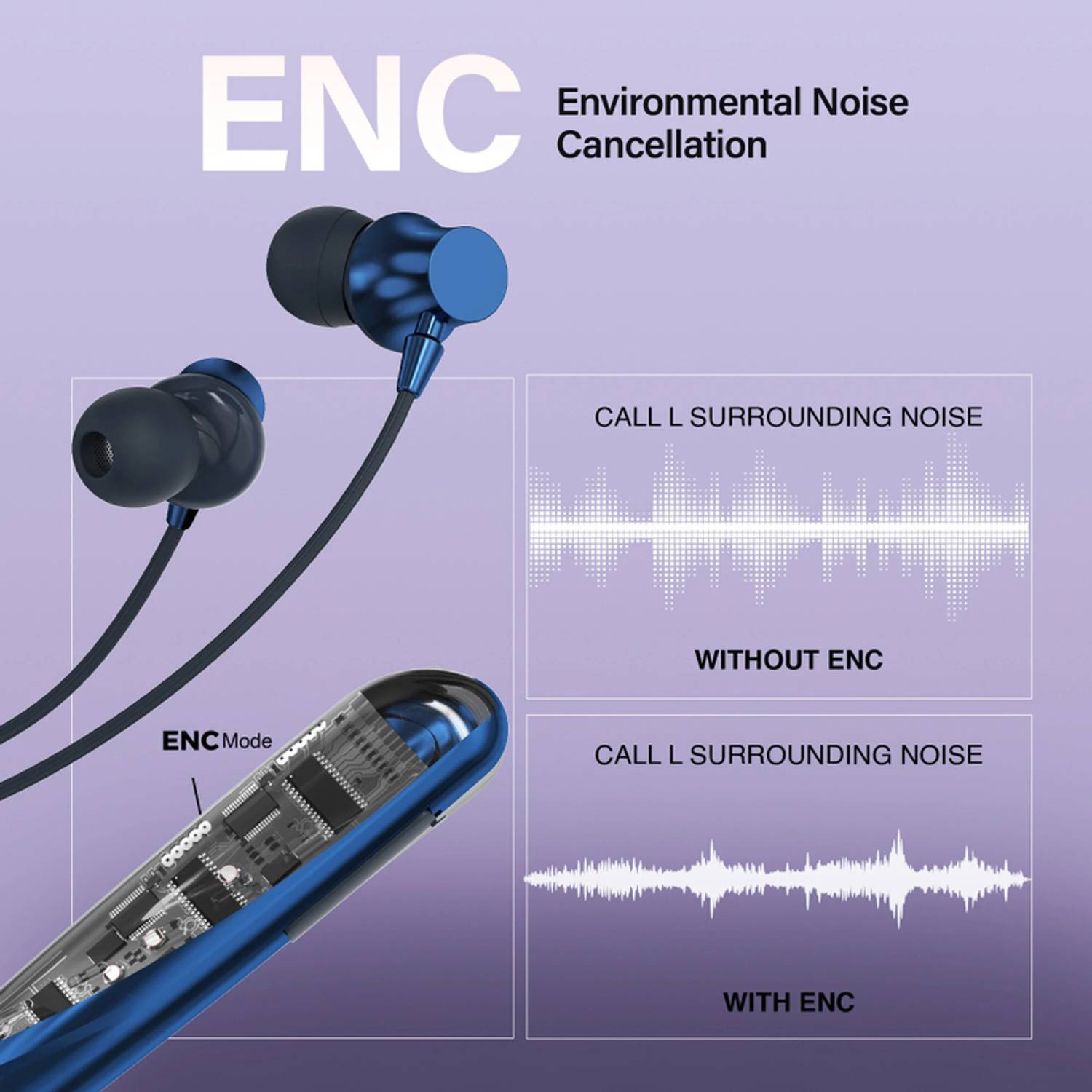 Ucool Soul 100 Hours Neckband Bluetooth Headphones - Image 5