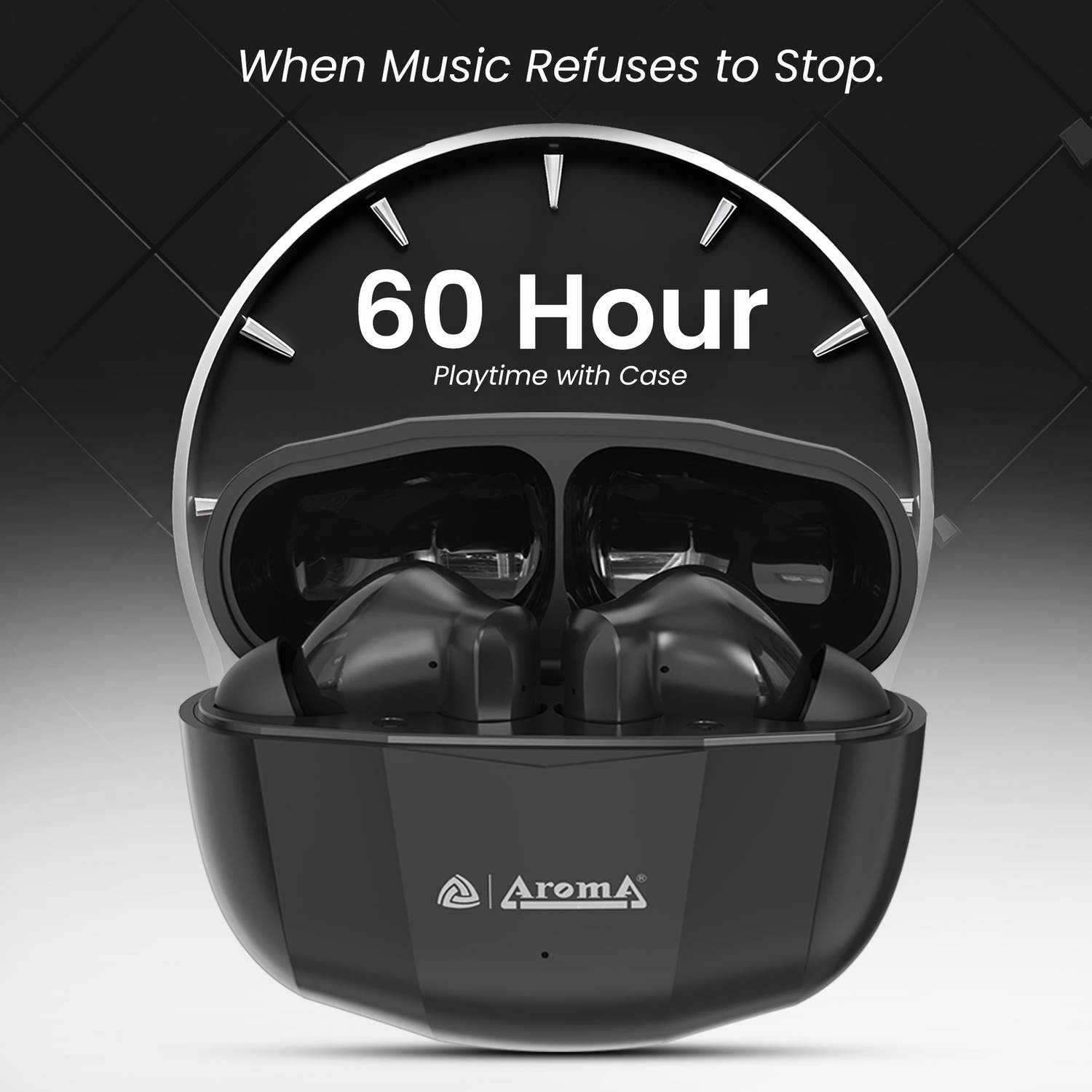 Aroma TWS4 V5.4 Bluetooth Earbuds - Image 3