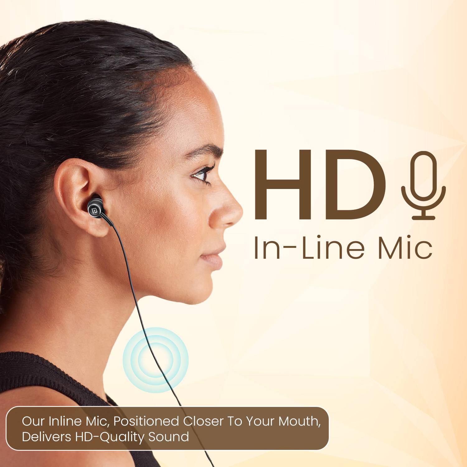 Portronics Conch Sigma C in Ear Type C Wired Earphones - Image 2