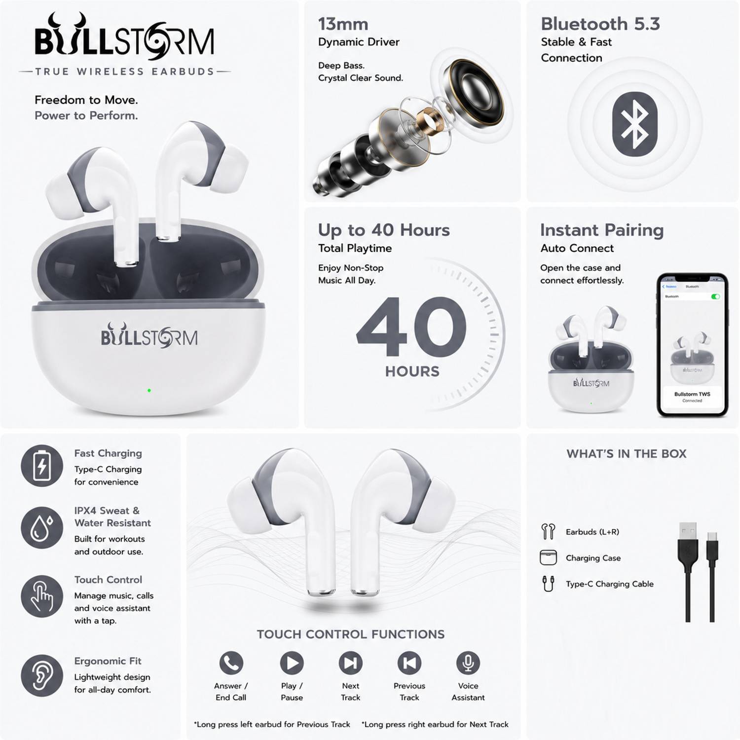 BULLSTORM Vybrx 334 TWS Earbuds - Image 3