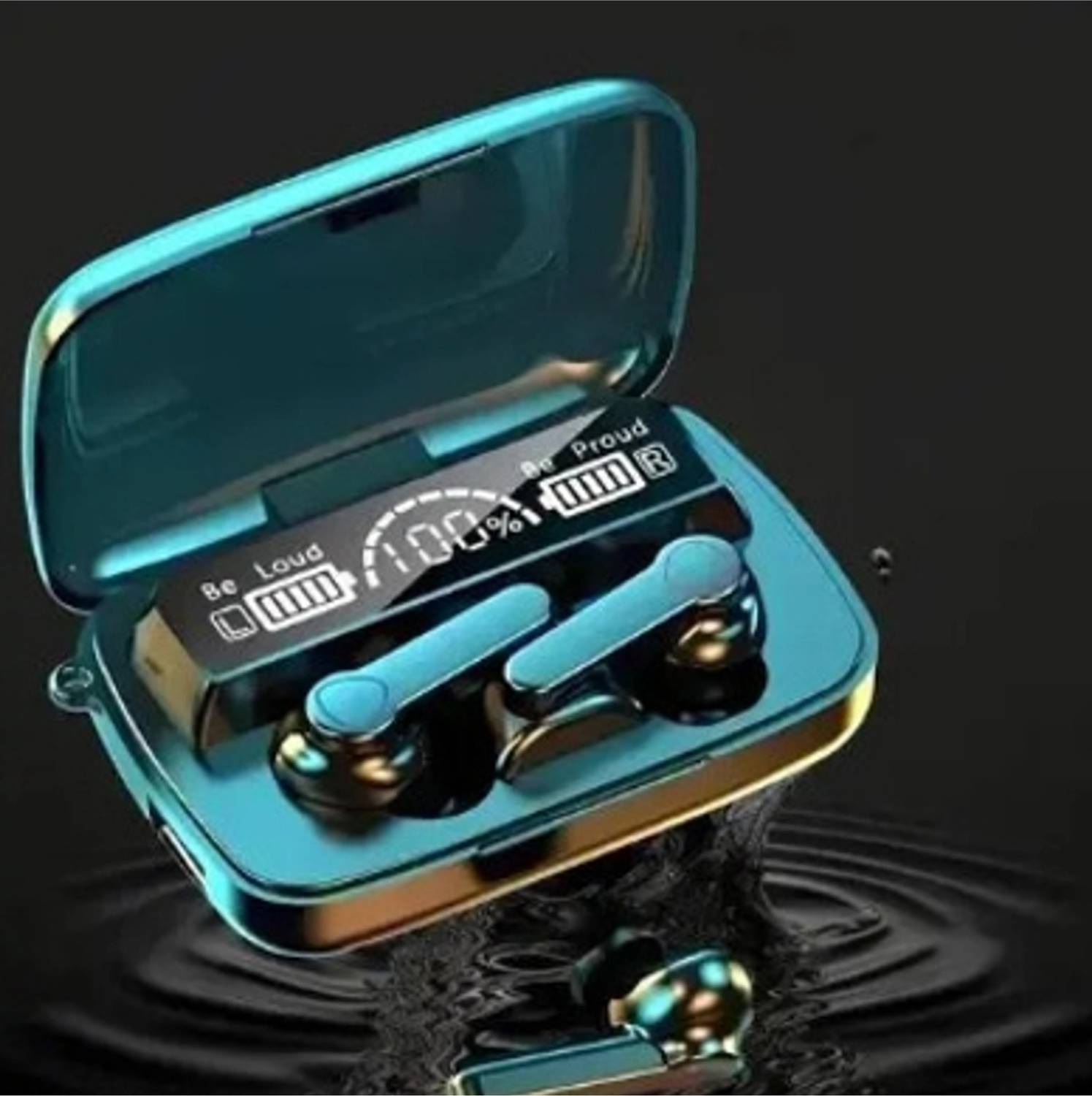 RT GLOBAL M19 TWS Gaming Earbuds LED Display, Noise Isolation & Ultra-Low Latency R313 Bluetooth