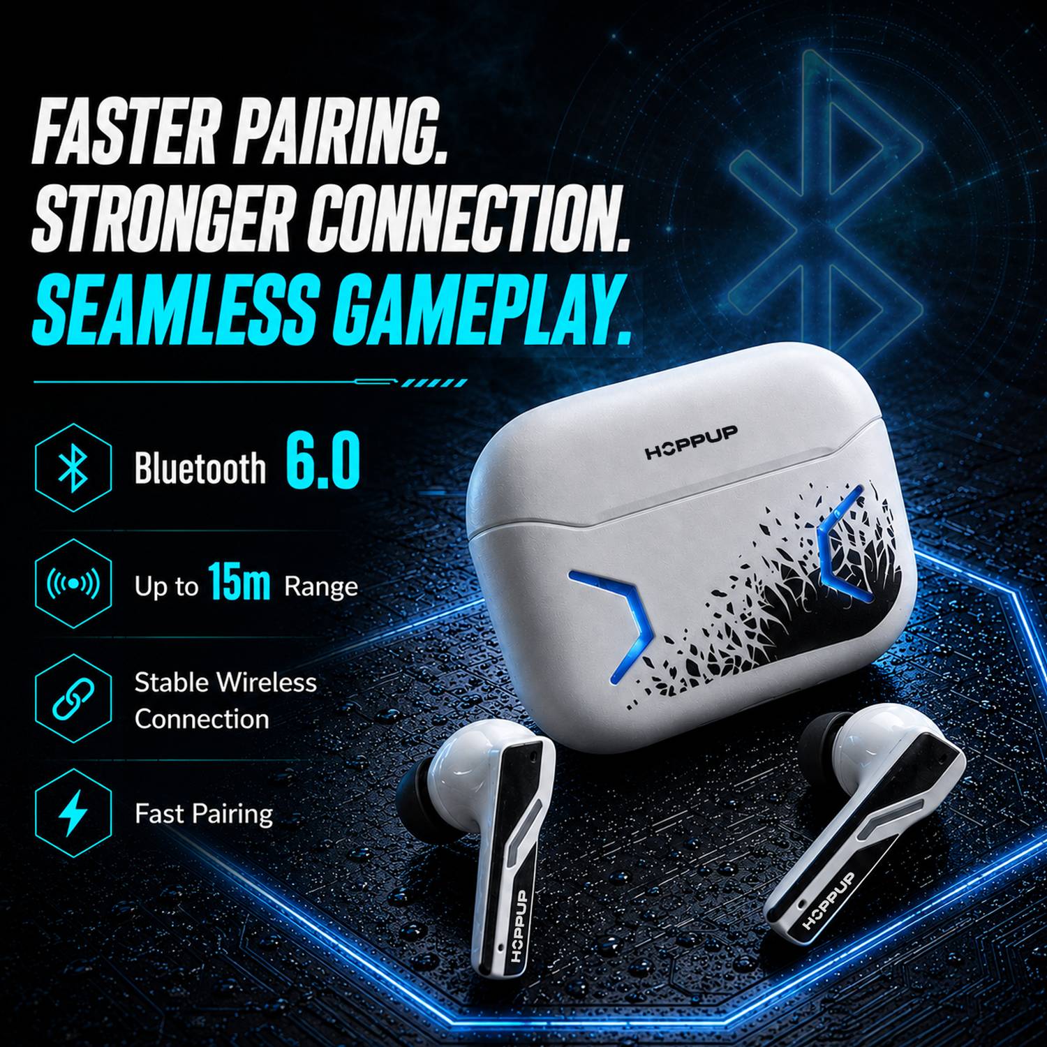 HOPPUP STRYKE S1 Gaming Earbuds - Image 2