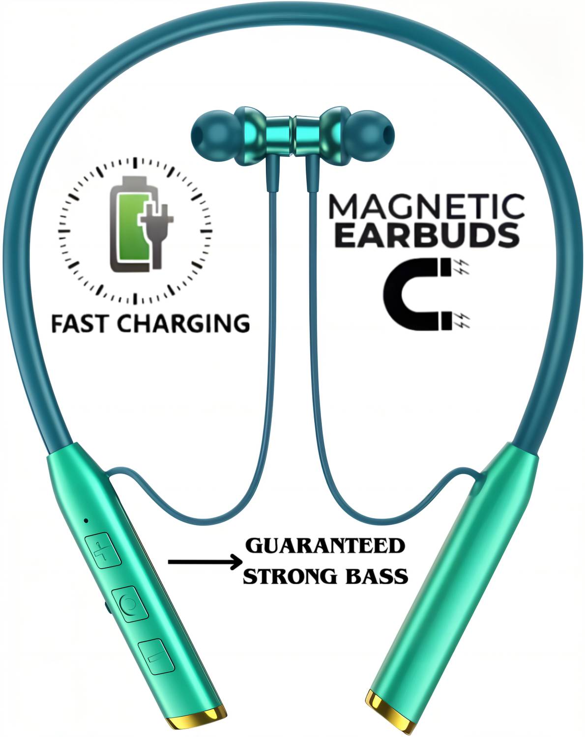 GREE MATT Vibration Alert, 48 Hours Playtime, ENC, HD Sound Quality & Stereo Bass N36 Bluetooth