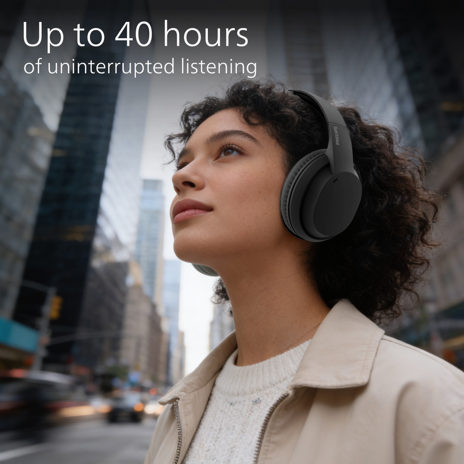 Image of PHILIPS TAH4050-BK Bluetooth & Wired