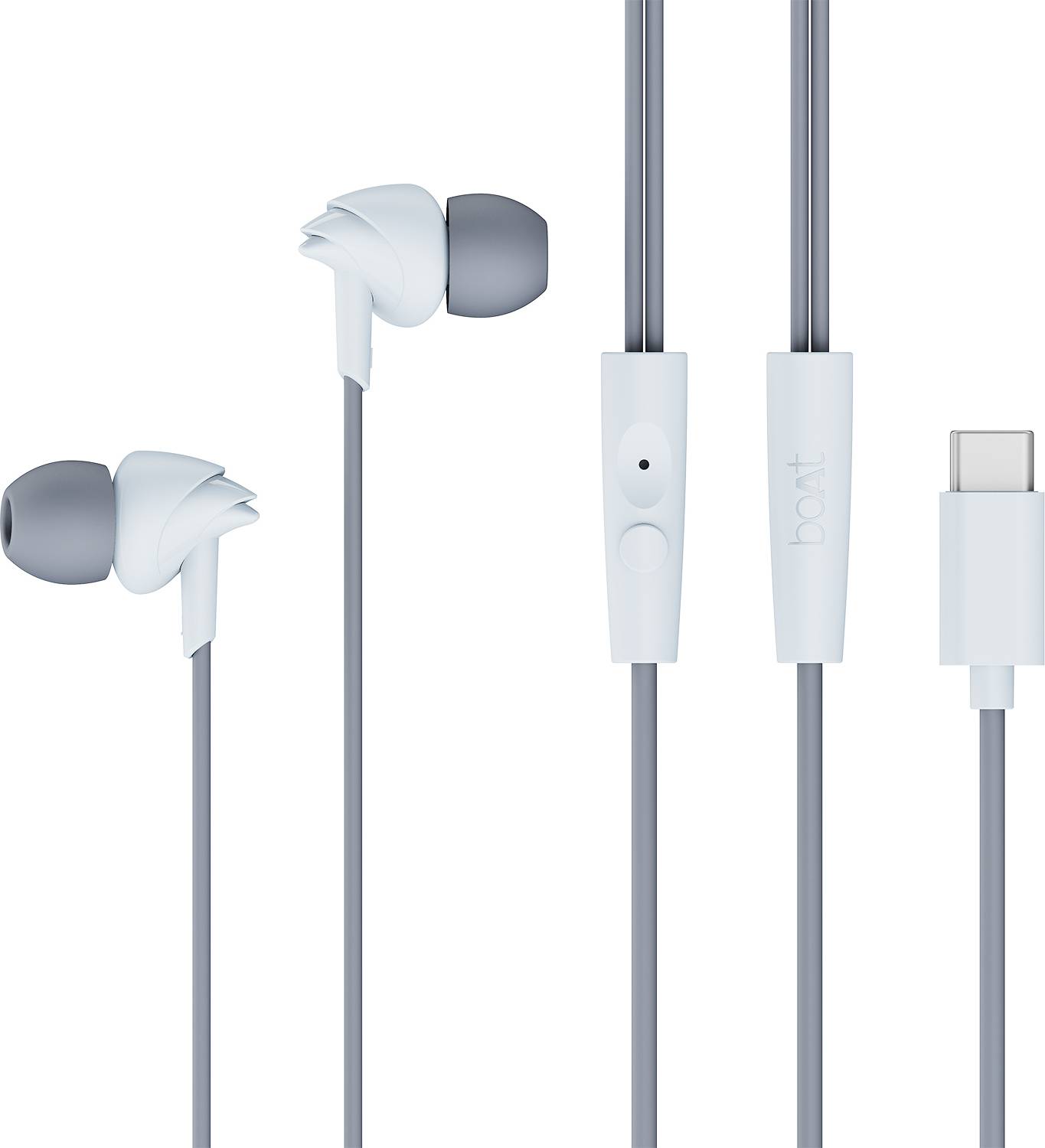 boAt BassHeads 300C Type-C Wired Earphones