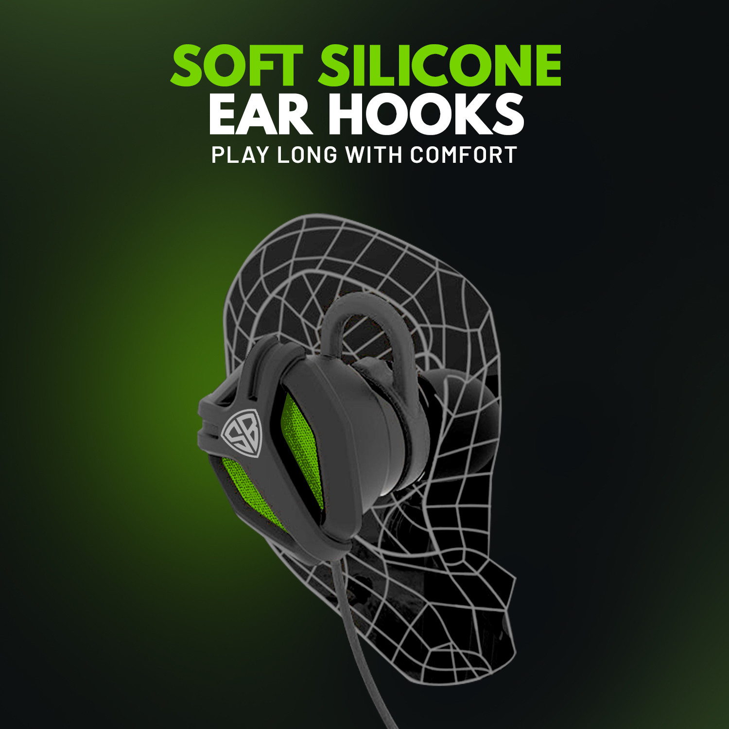 Image of SpinBot BattleBudz C10 Type-C Gaming Earphones with Boom Mic Wired Gaming