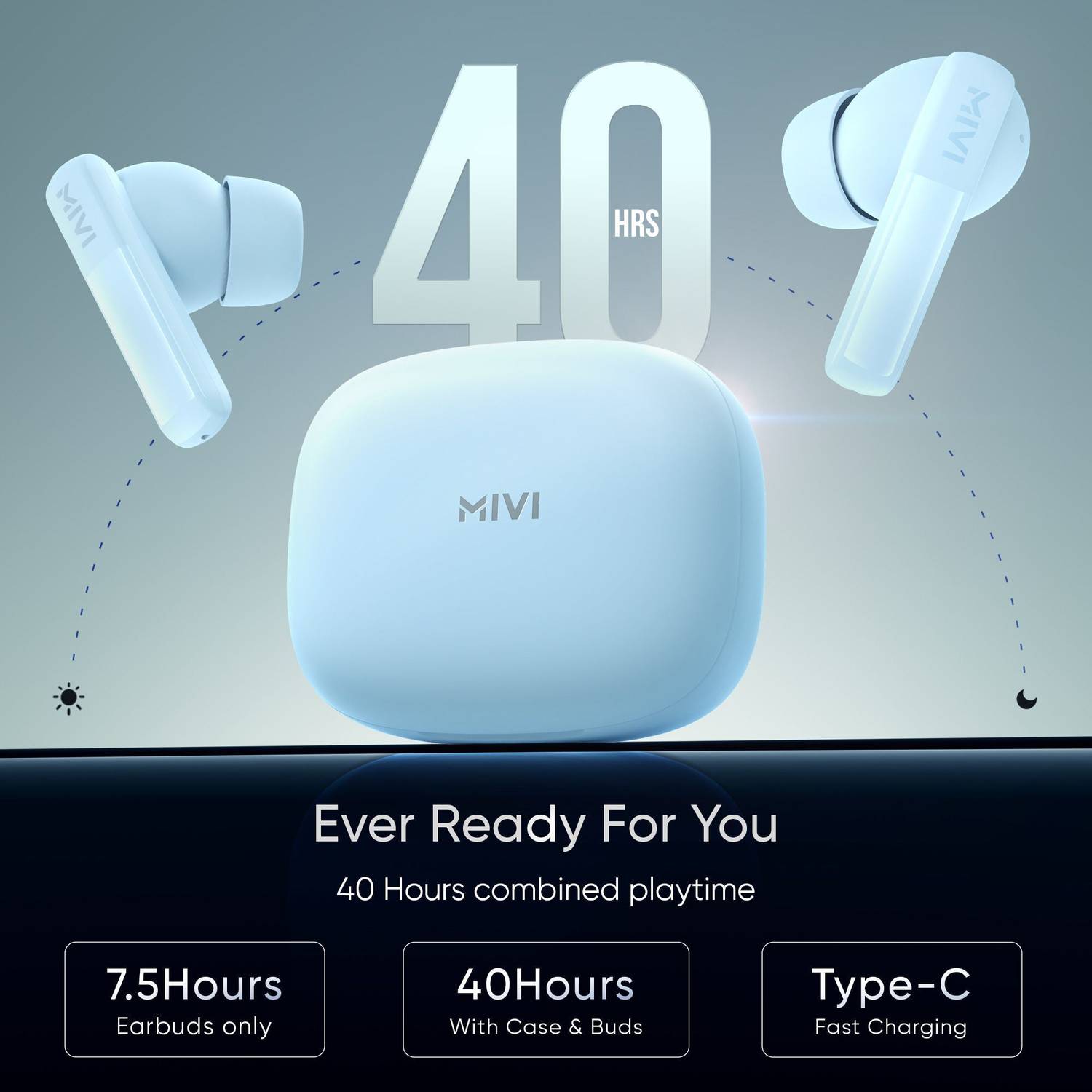 Mivi Duopods K2 40Hrs Bluetooth Earbuds - Image 4