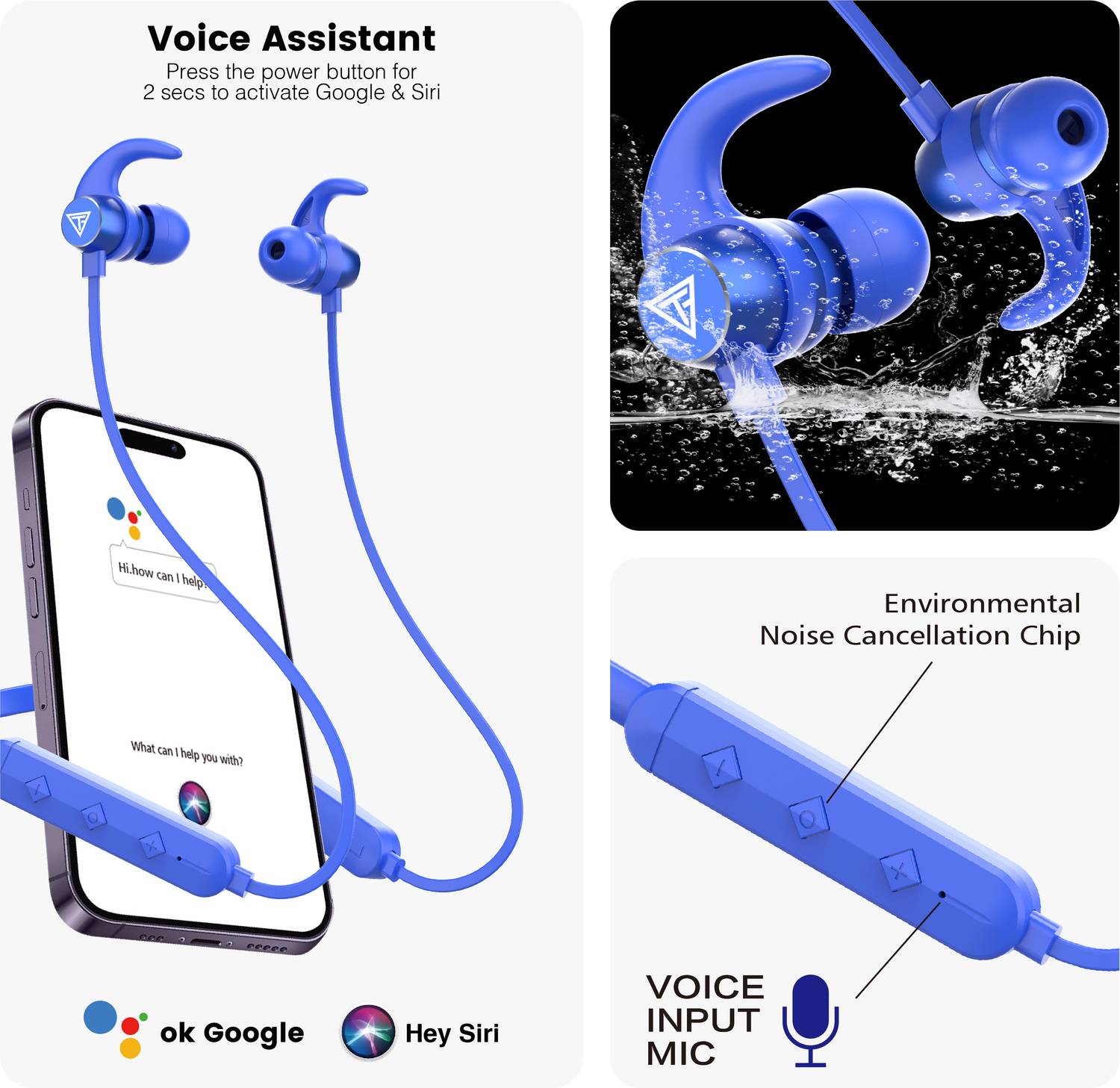 TECHFIRE Fire 145 Neckband Headphone 30H Playtime - Image 5