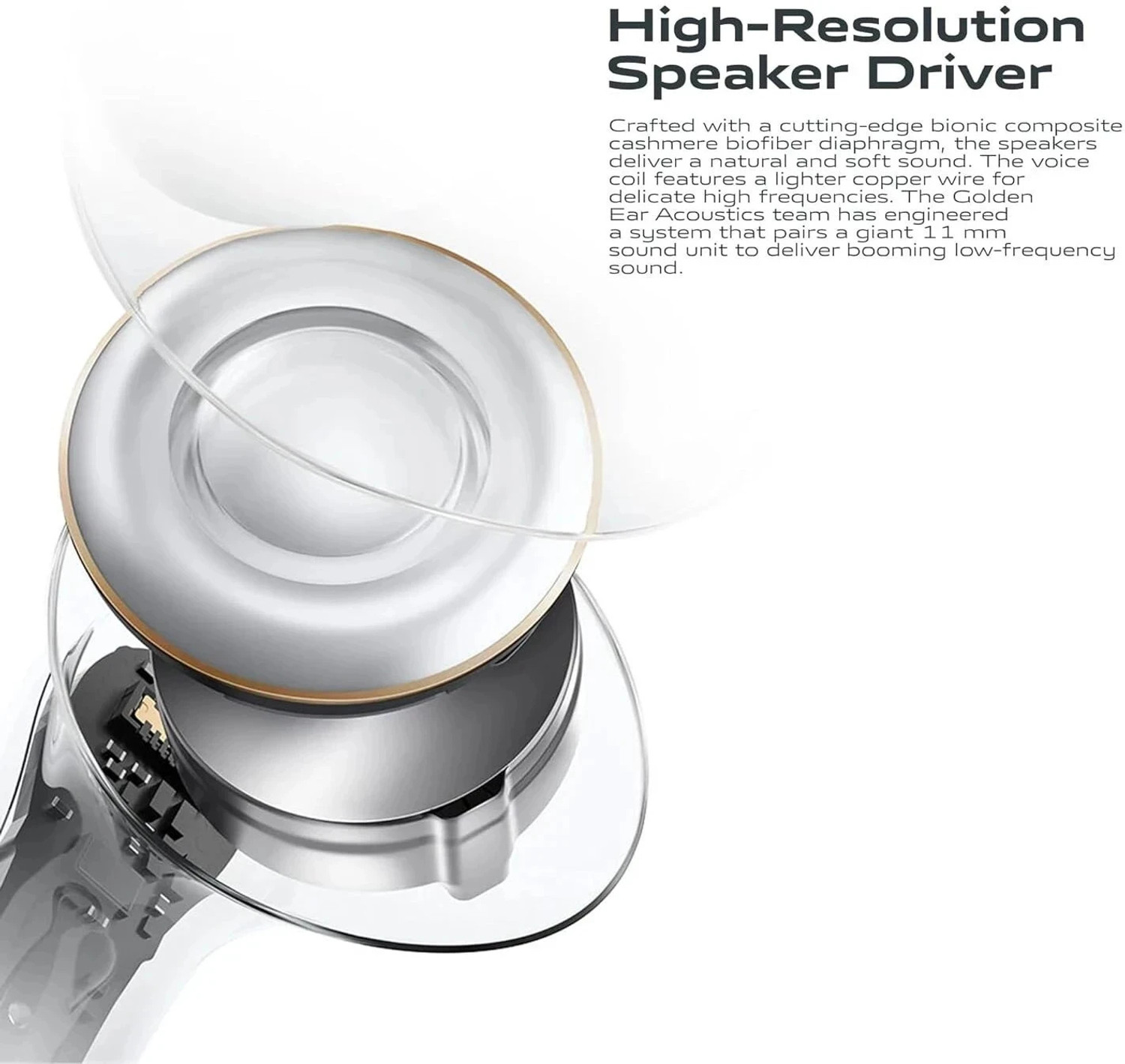 Image of vivo TWS 3e Wireless Earbuds | 42 Hours Backup | Noise Cancelling | Bright White Bluetooth