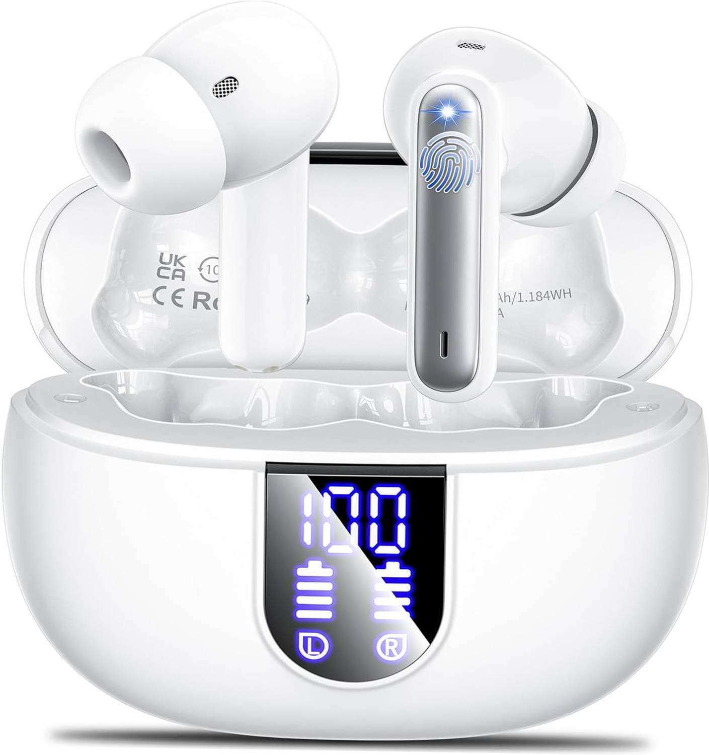 BjOrk YO-TWS In-Ear Earbuds Wireless Noise Cancellation, Quad Mic Bluetooth Bluetooth Gaming