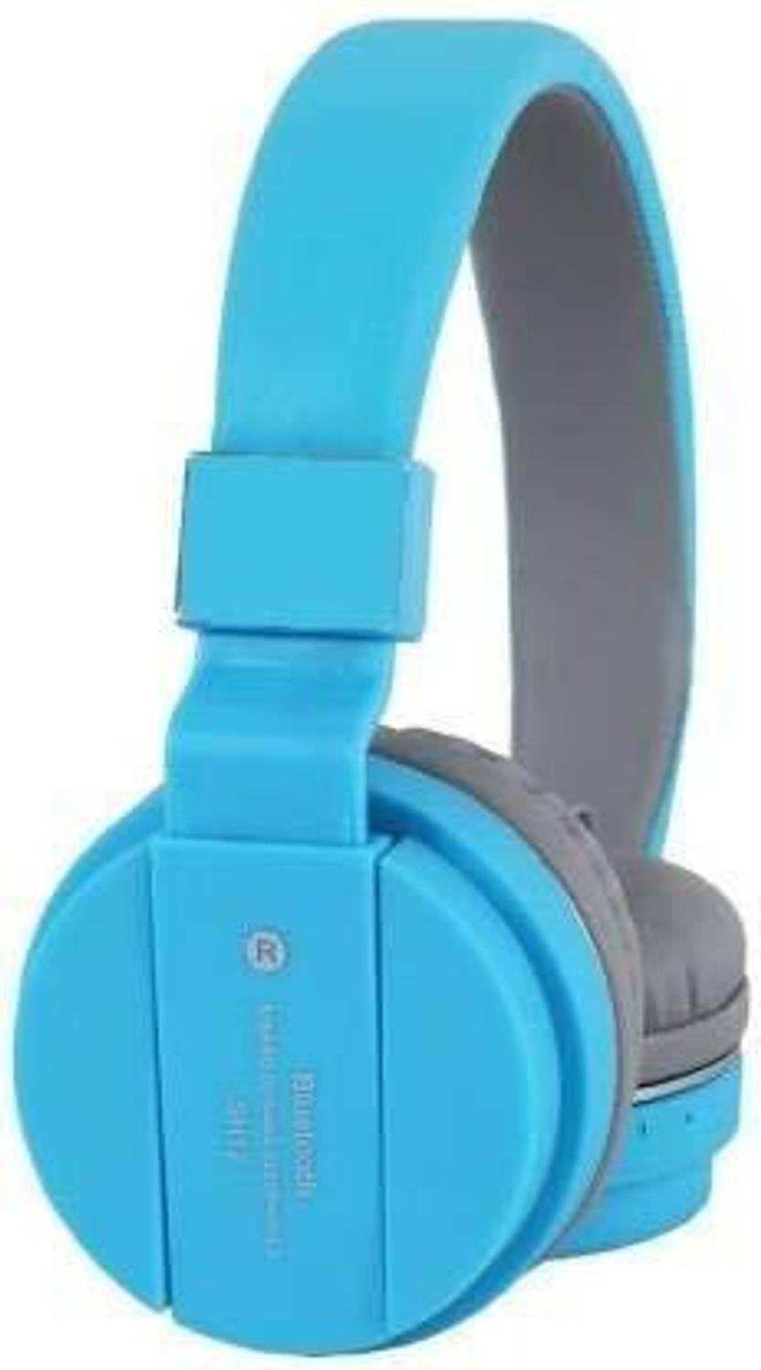 VEKIN CALLING BLUETOOTH HEADSET Bluetooth & Wired Headset (Blue,