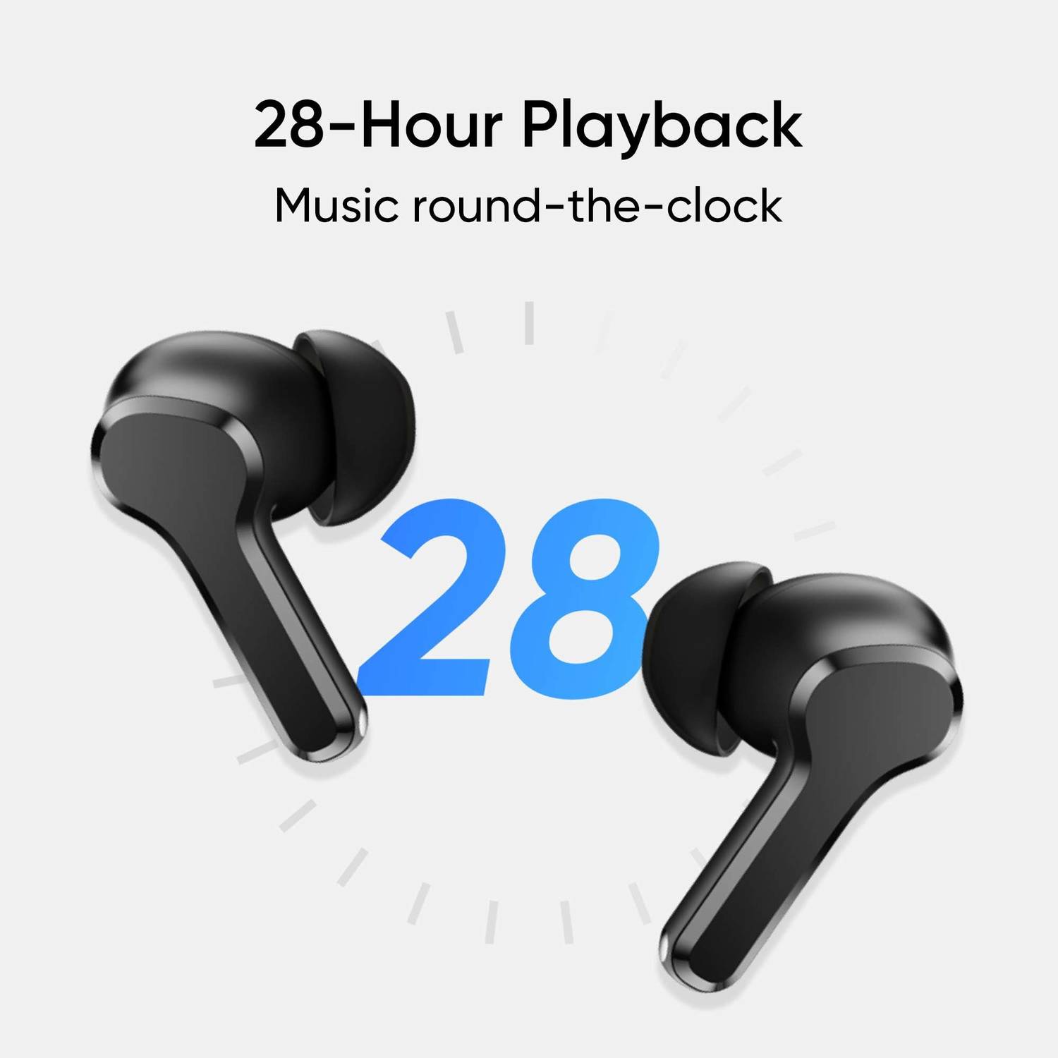 realme Techlife Buds T100 True Wireless Earbuds - Image 4