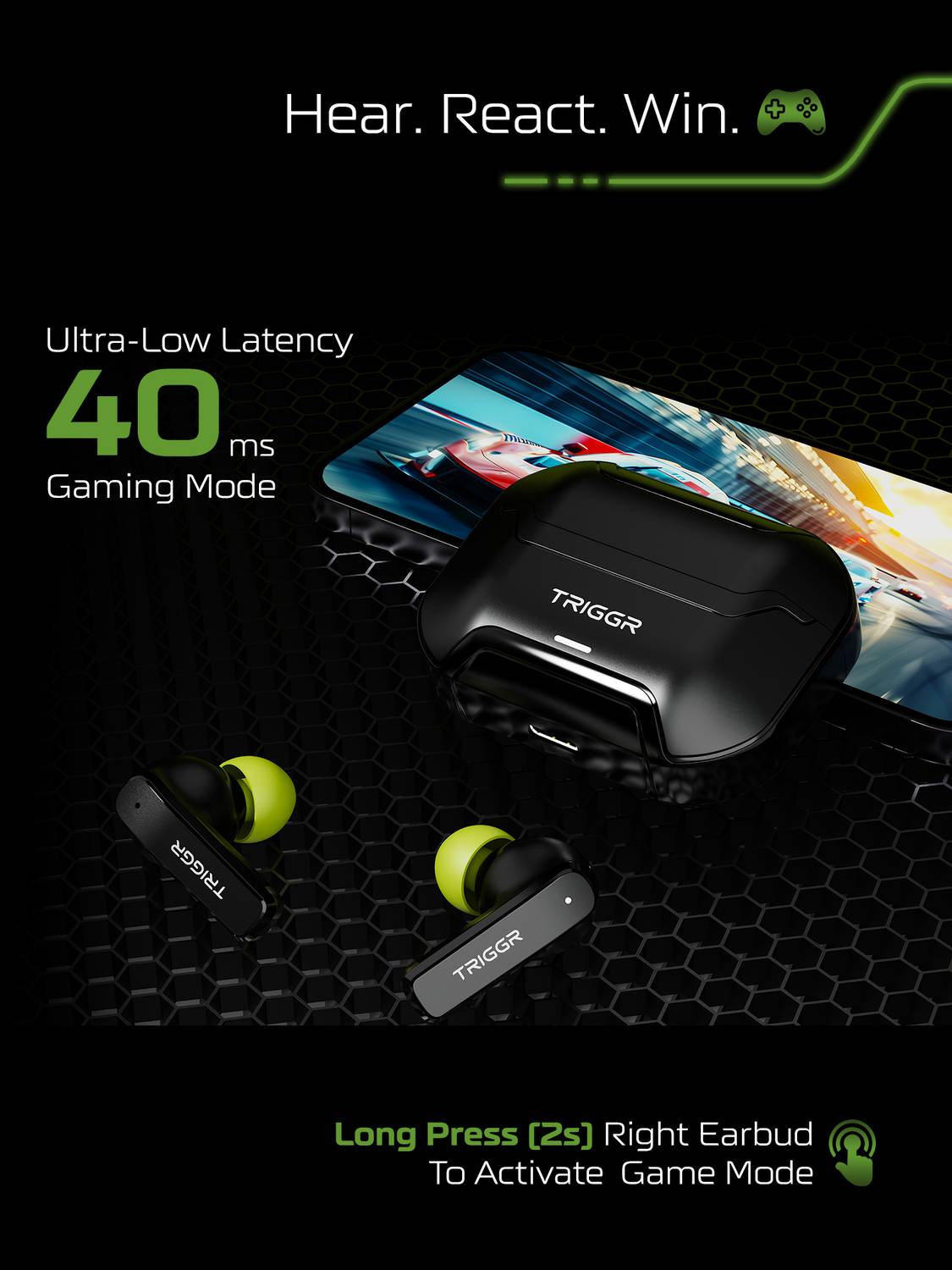 TRIGGR Raze 1 40H Battery Bluetooth Headset - Image 4