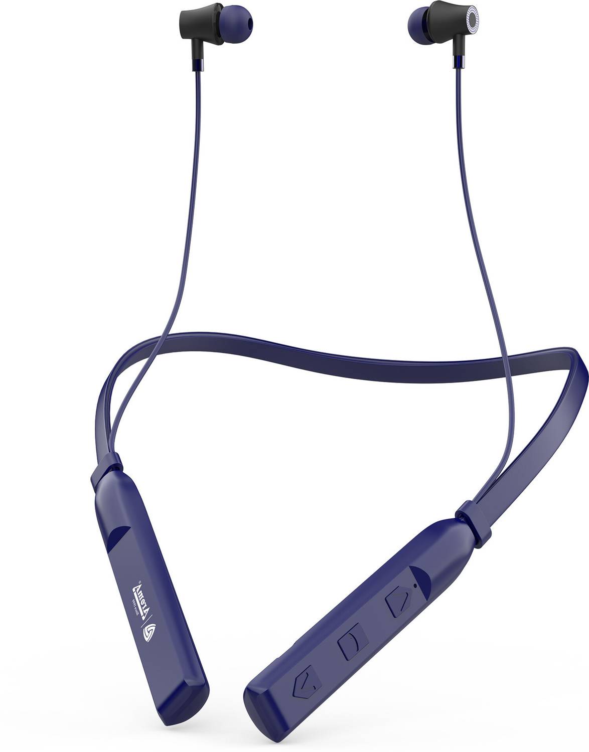 Aroma NB119B Badshah Upto 60 Hours Playtime* Fast Charging Dual Pairing Neckband Bluetooth