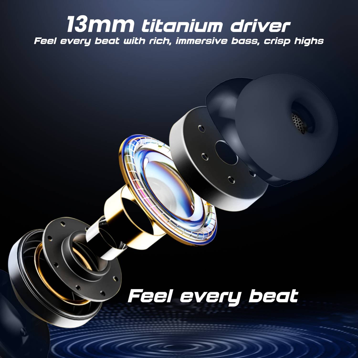 truke Crystal Bass Earbuds 13mm Drivers - Image 5