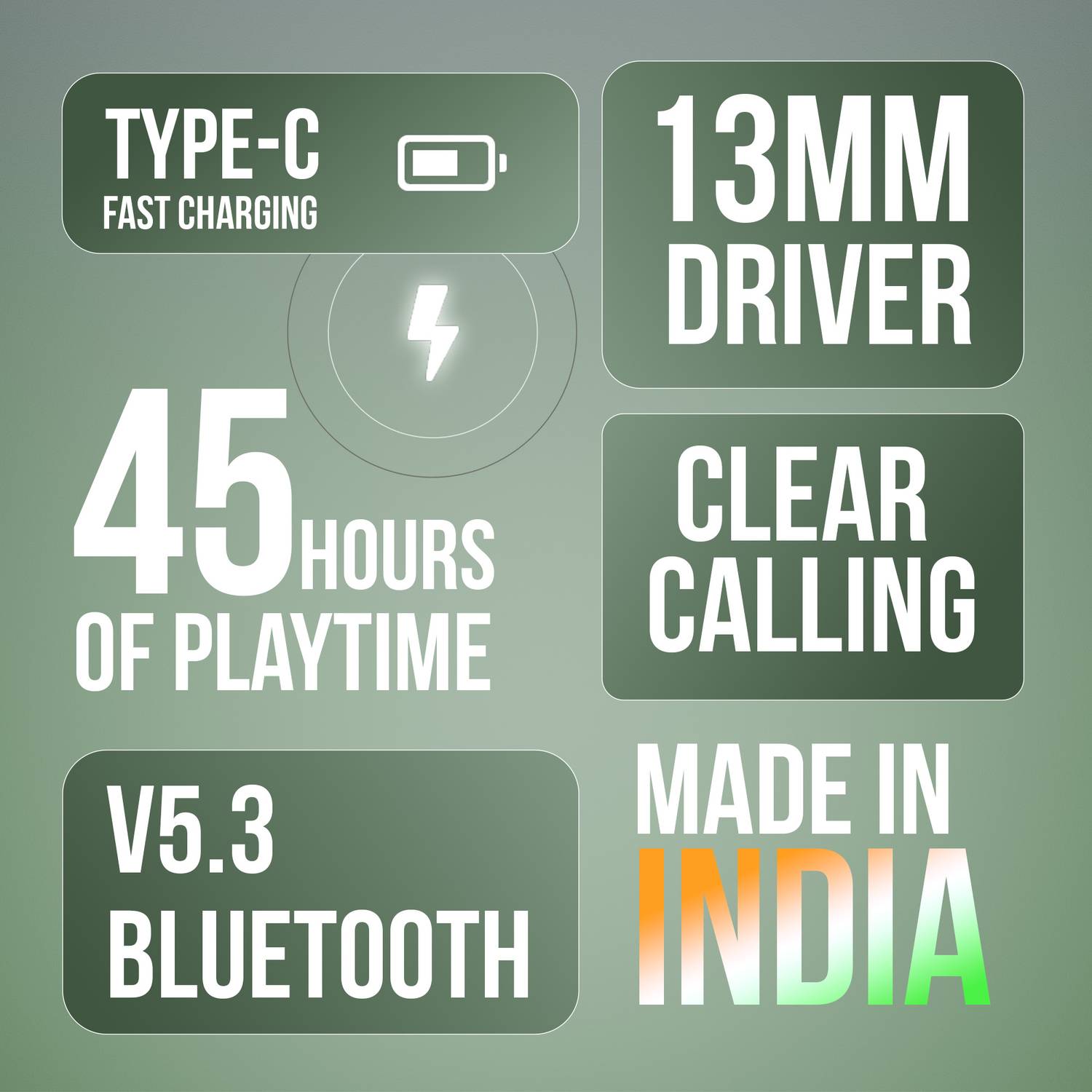 Mivi Duopods B1 45Hrs Playtime Bluetooth Earbuds - Image 2